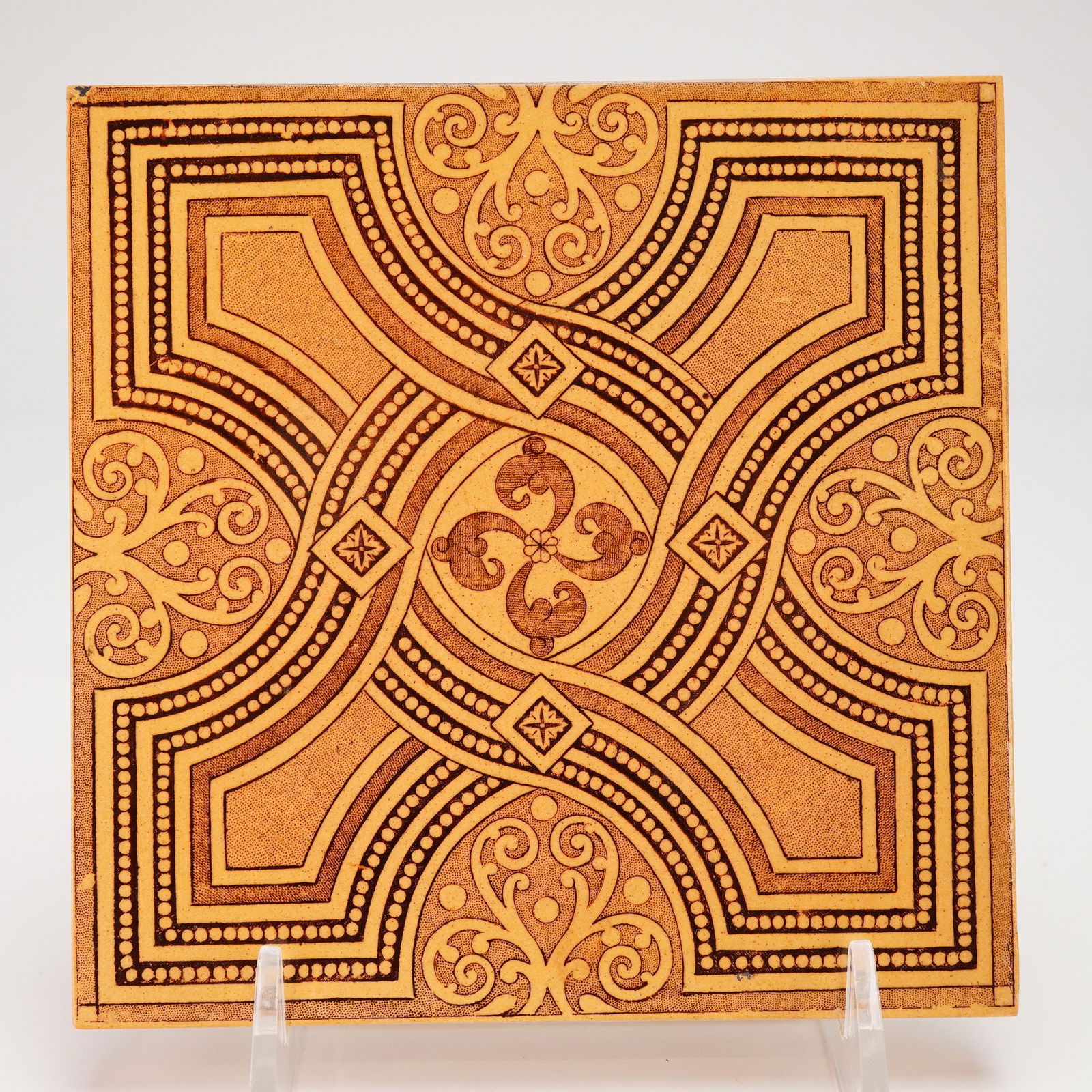 A Josiah Wedgwood & Sons Etruria Transfer-Printed Earthenware Tile (1 of 4)