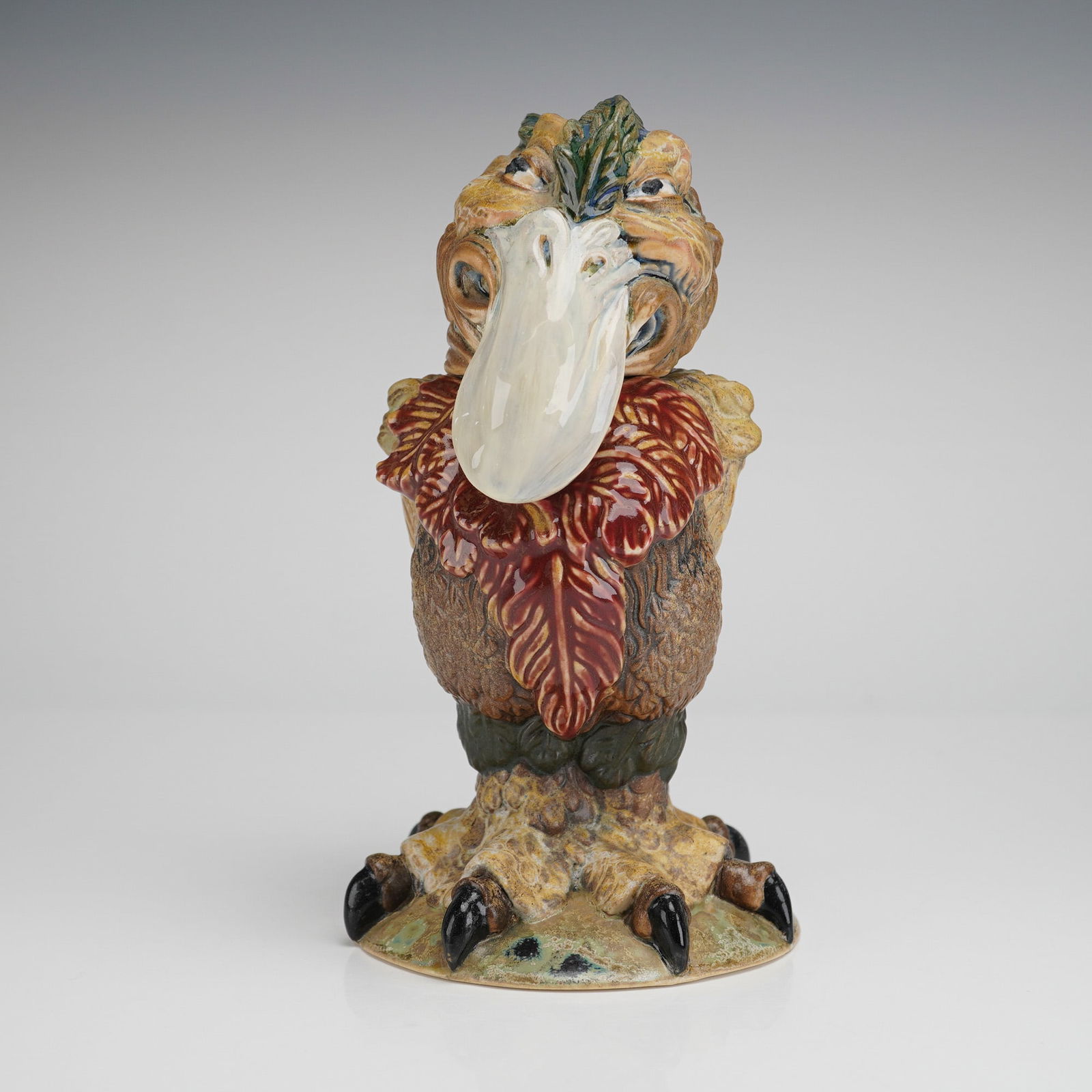 Burslem Pottery Grotesque Bird Boris the Gangster. Designer Andrew Hull (1 of 4)