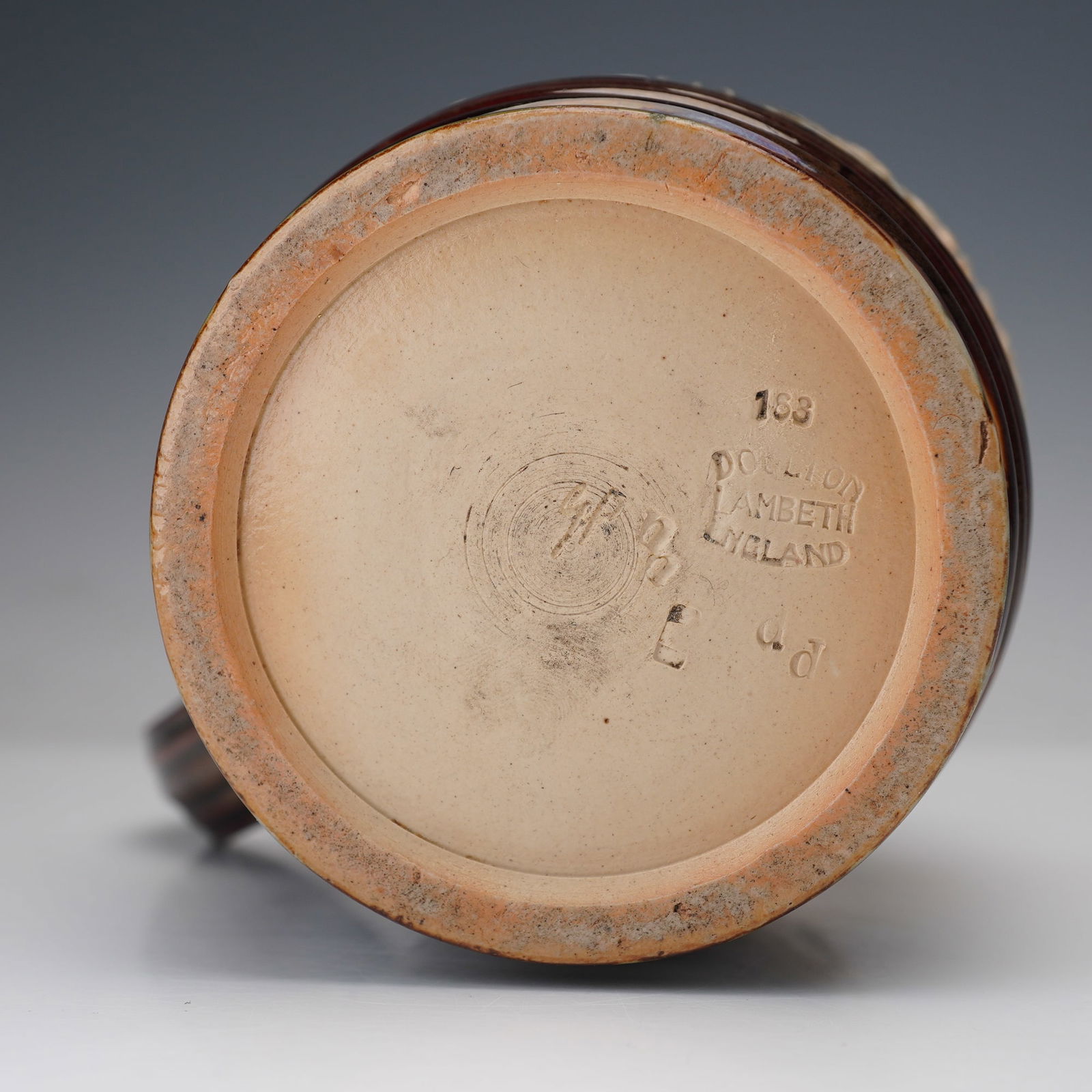 Doulton Lambeth Stoneware Cricket Pitcher - 5