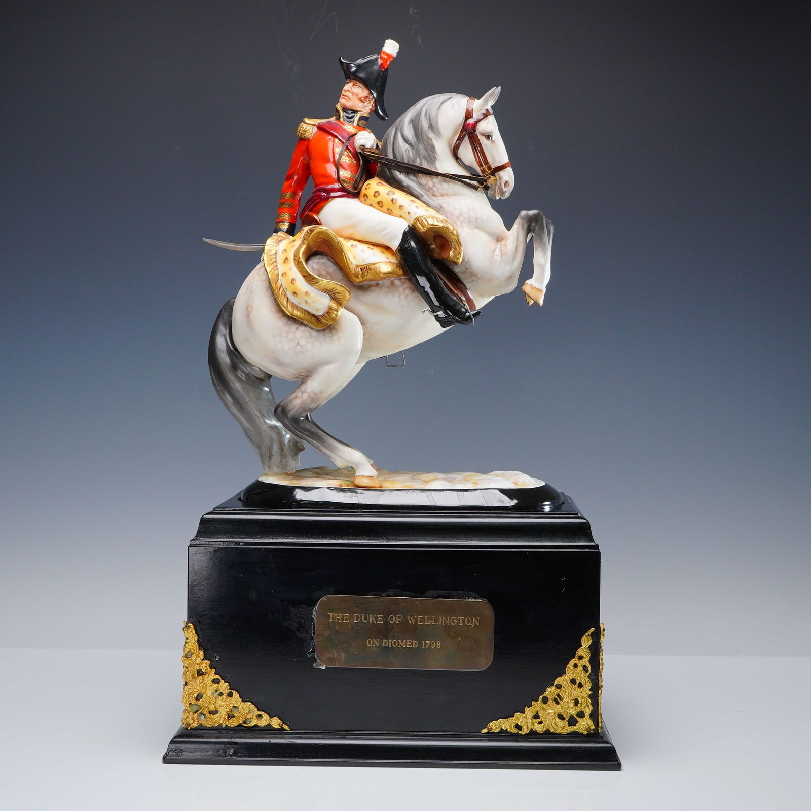 Michael Sutty Porcelain Sculpture with Base, 1st Duke of Welington 1806 (1 of 8)