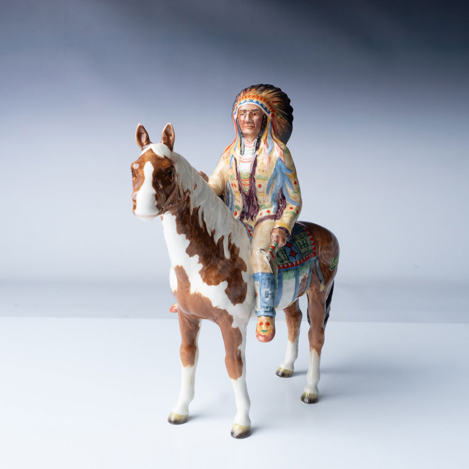 Beswick Horse Figurine, Mounted Indian 1391 (1 of 8)