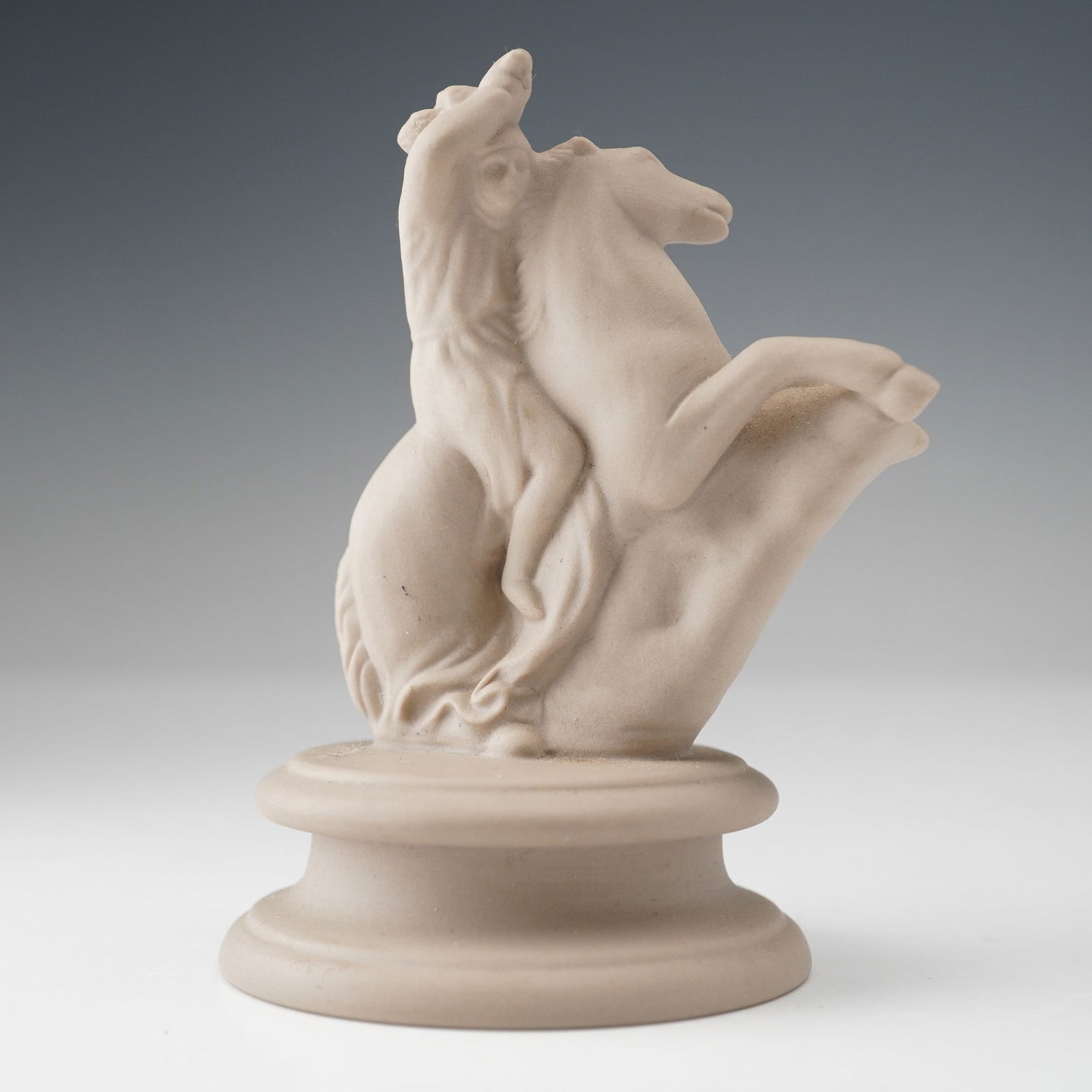 Wedgwood by John Flaxman Brown Jasperware Chess Piece, Knight (1 of 3)