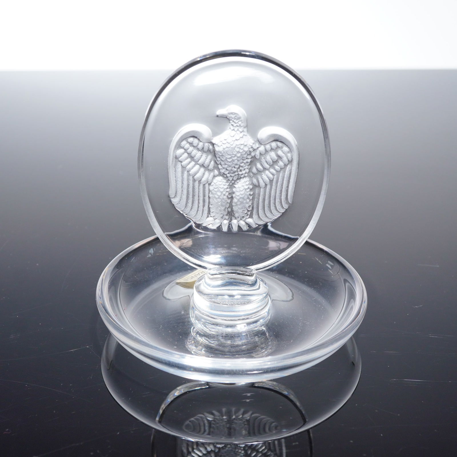 Lalique Crystal Bicentennial American Eagle Ring Tray (1 of 5)