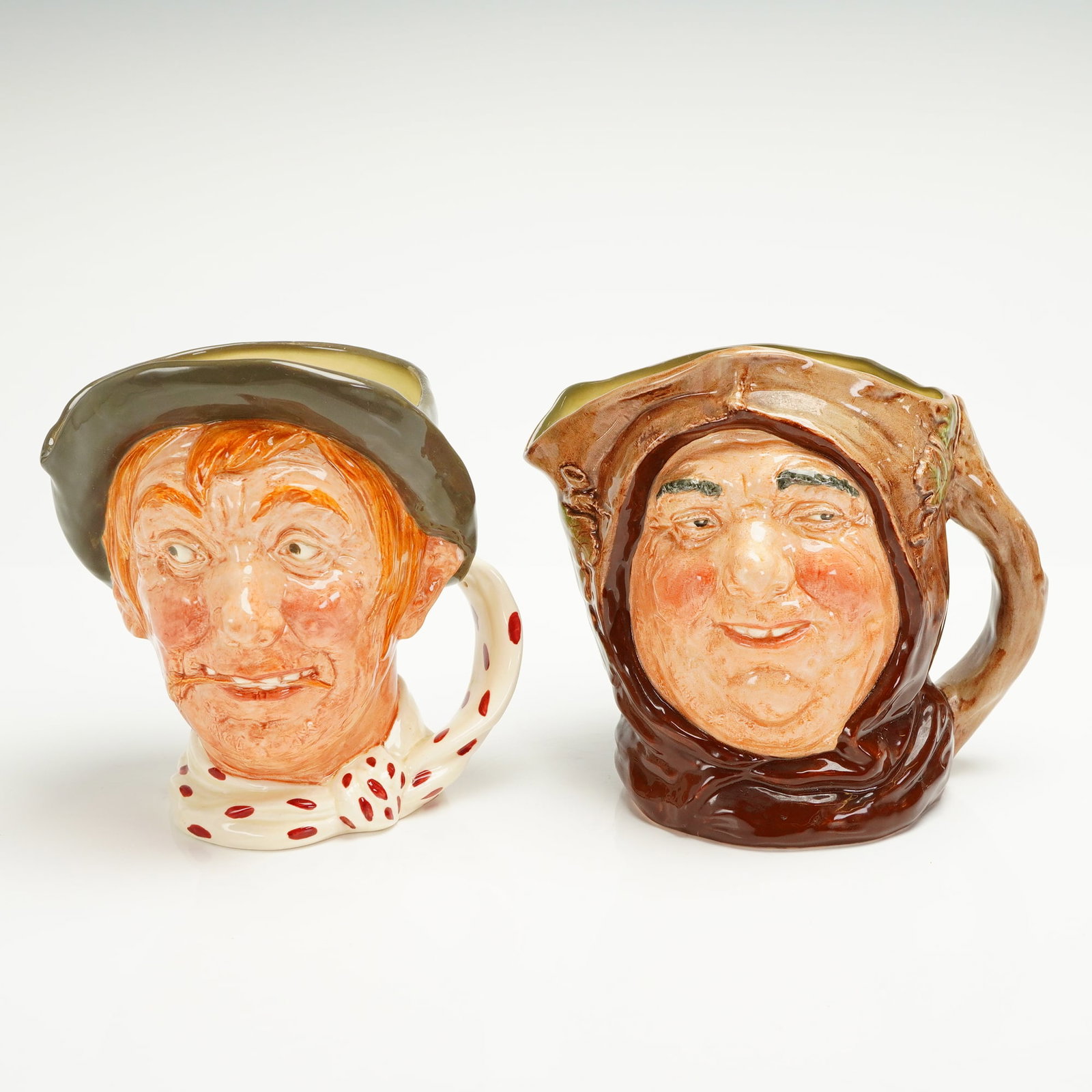 2pc Royal Doulton Large Character Jugs, Jarge and Friar Tuck (1 of 3)