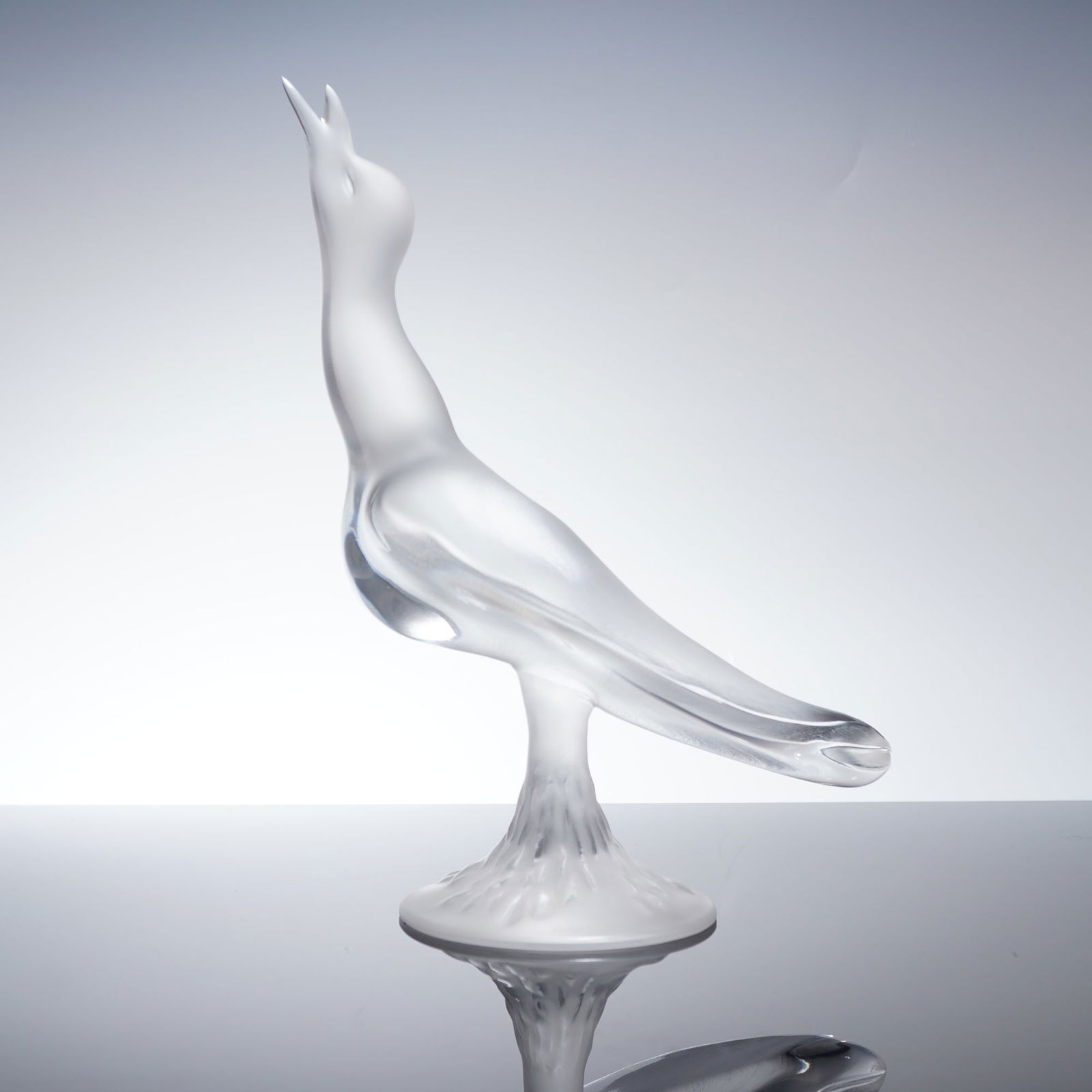 Lalique France Frosted Crystal Daphnis Seagull Figurine (1 of 4)