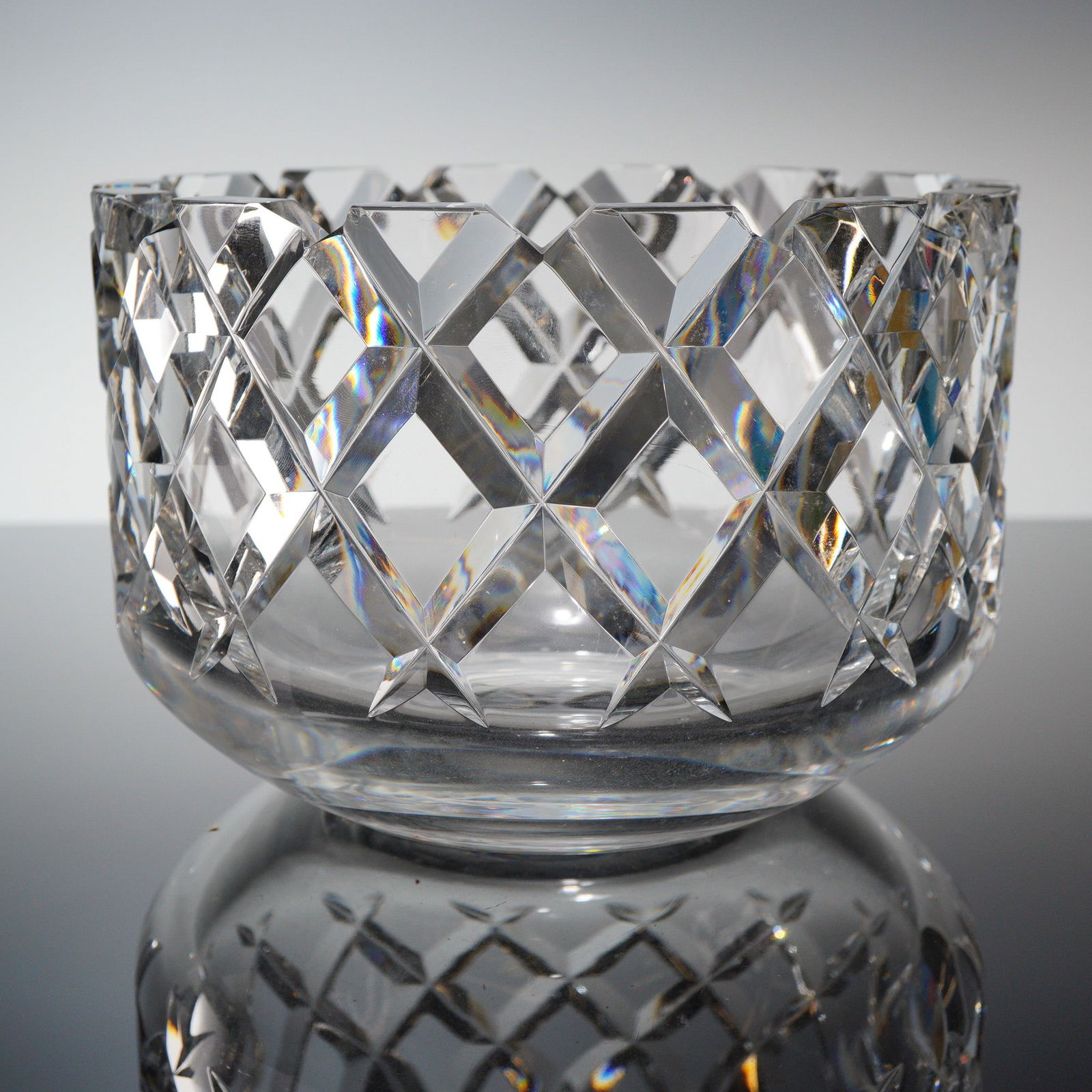 Orrefors Gunnar Cyren Sofiero Cut Crystal Bowl (1 of 3)