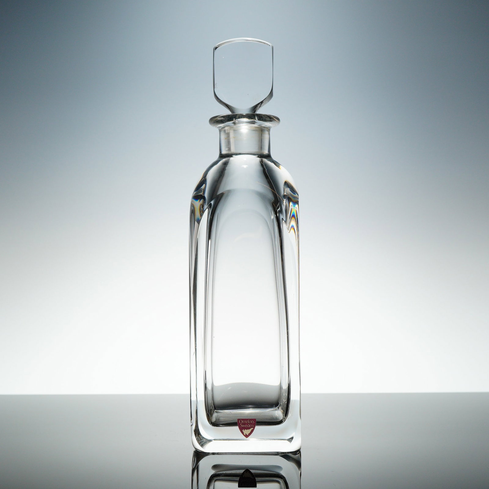 Orrefors Swedish Mid-Century Crystal Decanter with Stopper (1 of 3)