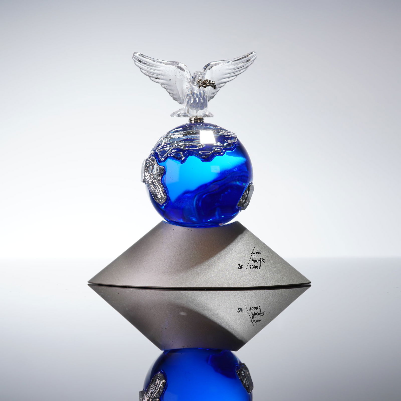 Swarovski Crystal Planet Millennium World Peace Figurine by Anton Hirzinger (1 of 5)