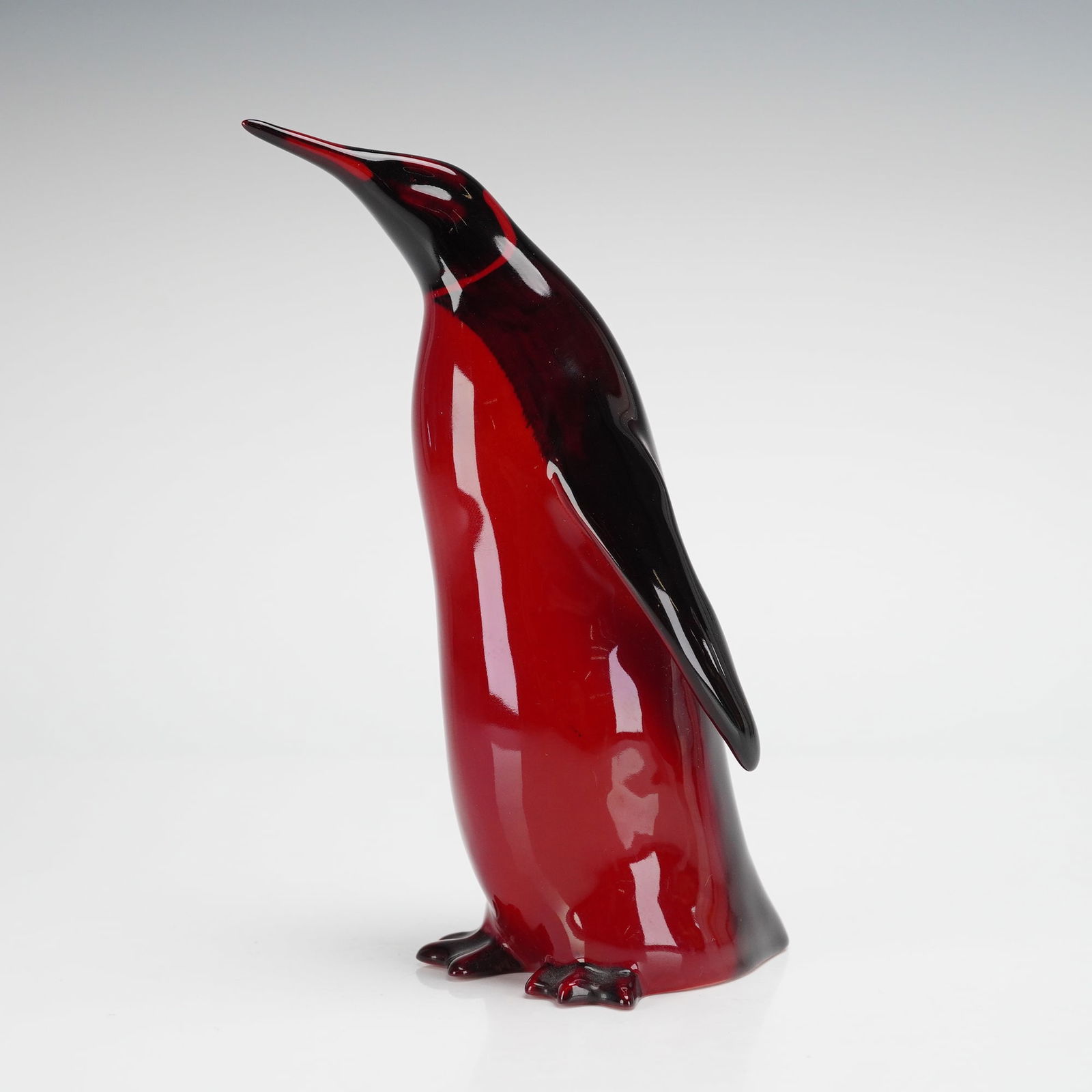 Royal Doulton Flambe Emperor Penguin Figurine HN113 (1 of 4)