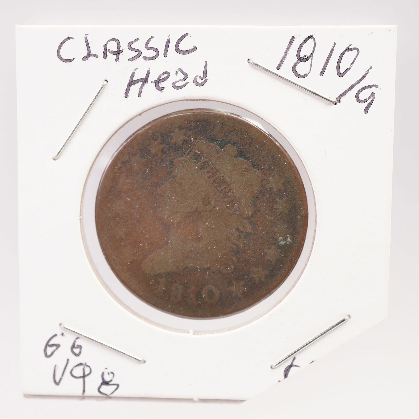1810 United States Classic Head Large One Cent Coin (1 of 4)
