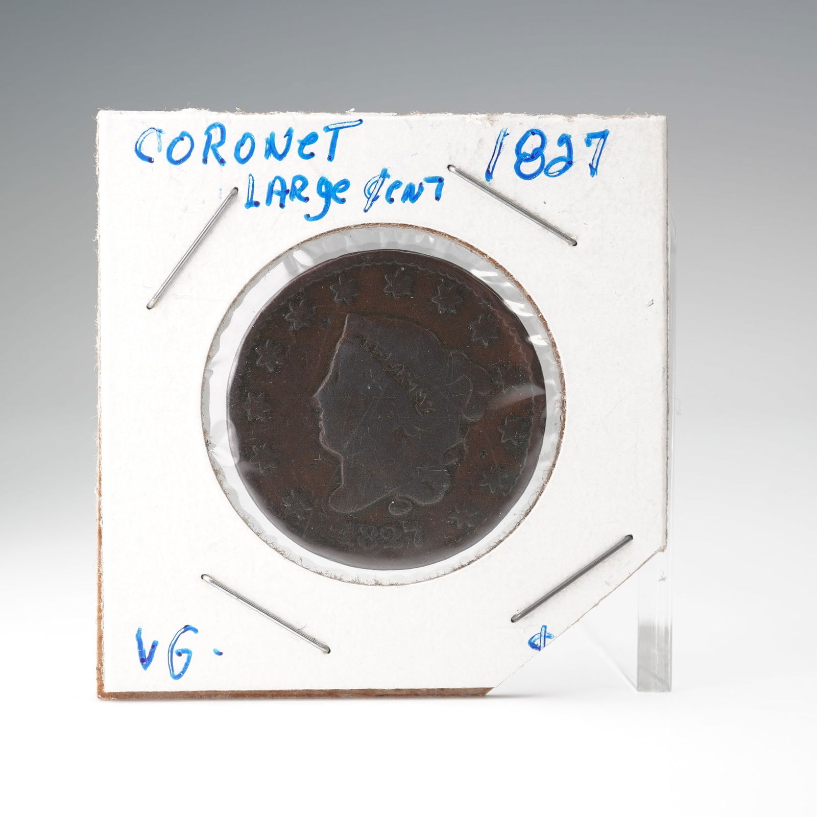 1827 Coronet Head Large One Cent (1 of 2)