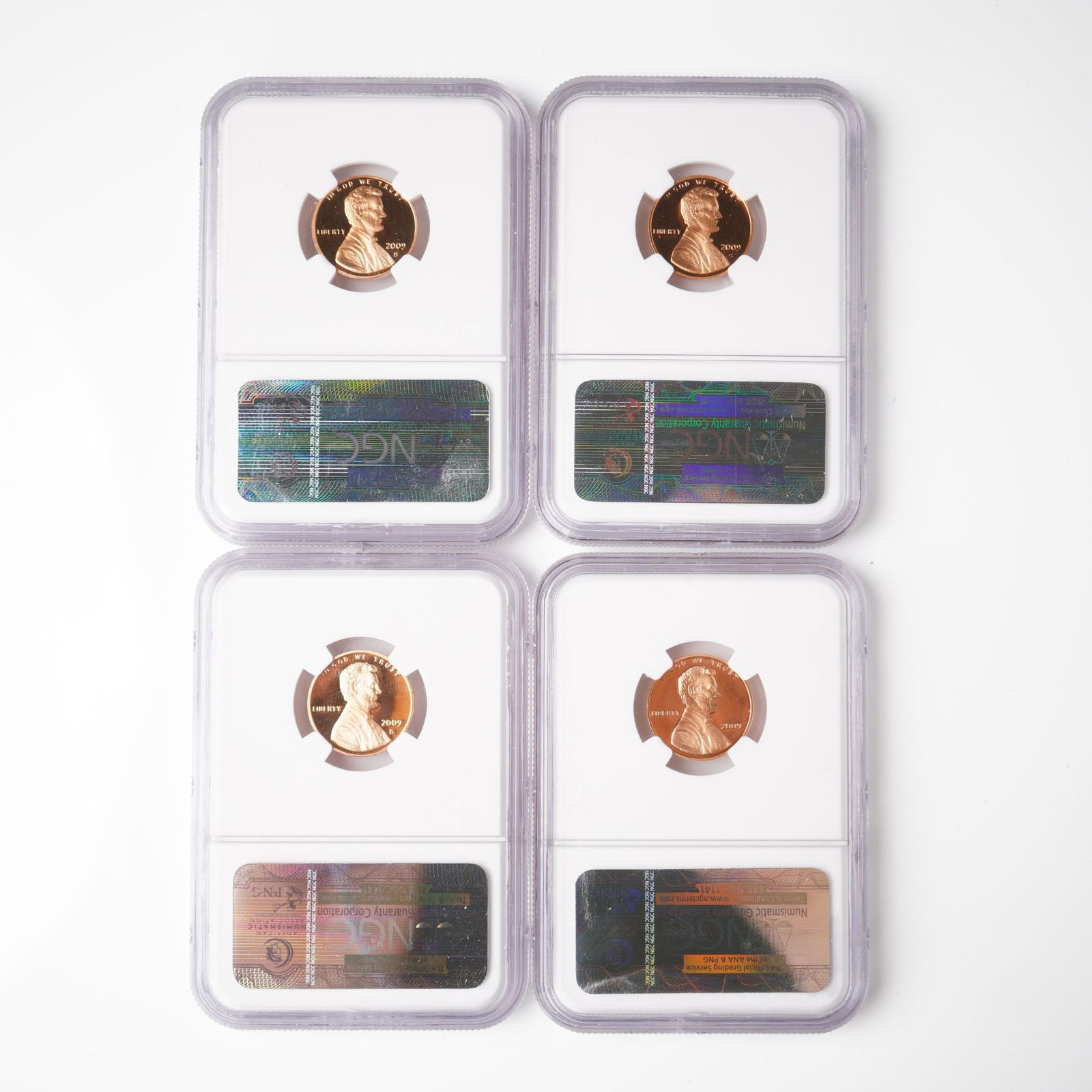 4pc 2009-S Lincoln Cent Commemorative Issue NGC Graded PF69 RD ULTRA CAMEO (1 of 7)