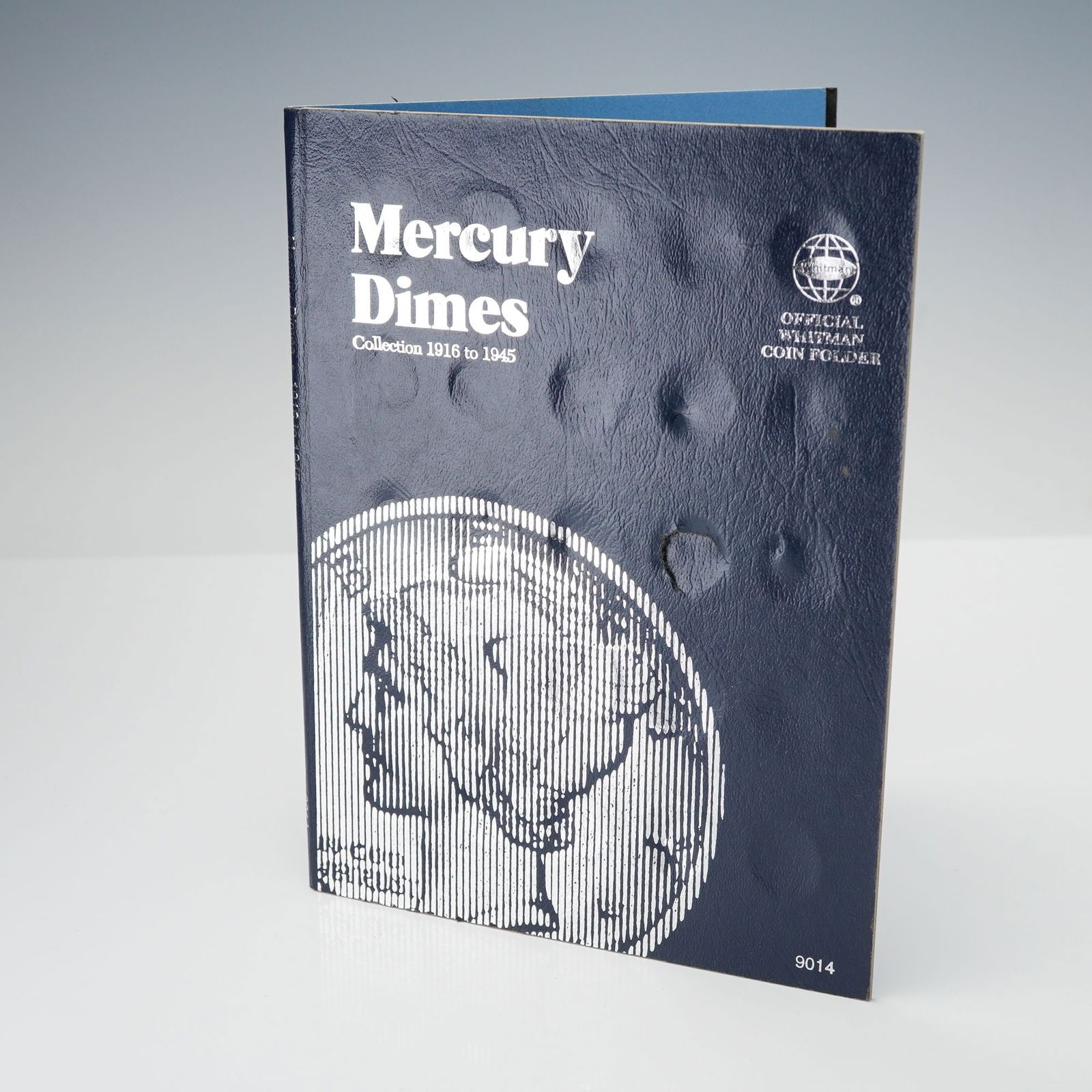 1916 - 1945 Whitman Mercury Dime Folder, Incomplete, 22 Coins (1 of 5)