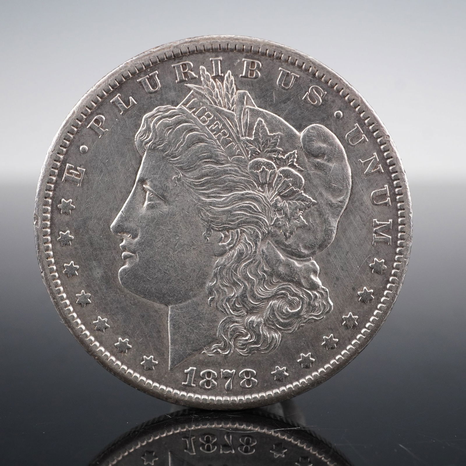 1878 Carson City Morgan Silver One Dollar Coin Concave Breast (1 of 3)