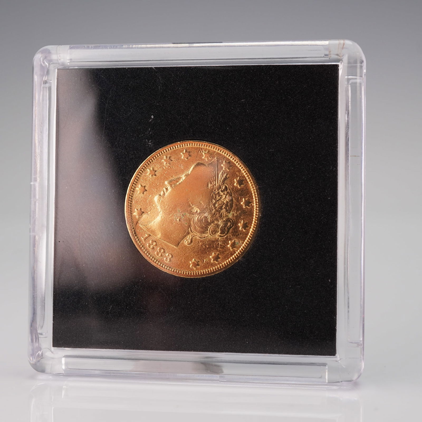 1883 Liberty Head V Nickel No Cents Racketeer Nickel (1 of 2)