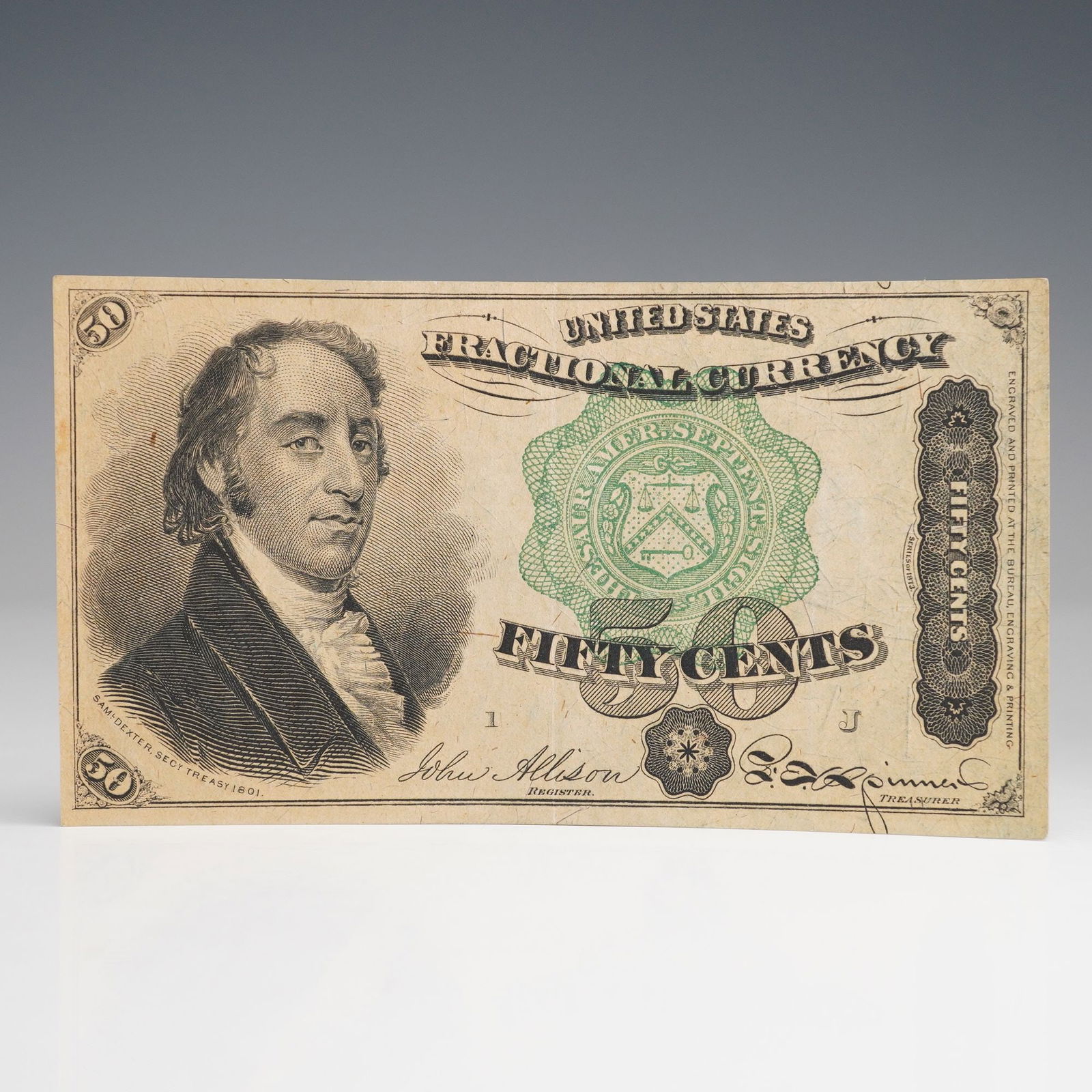 1864 U.S. Fractional Currency Fifty Cents (1 of 7)
