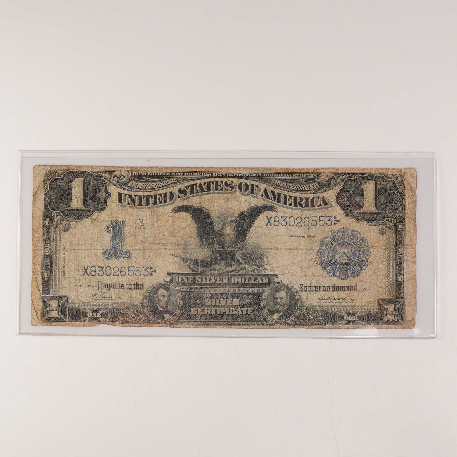 1899 U.S. Silver Certificate Large One Dollar Black Eagle Note (1 of 2)