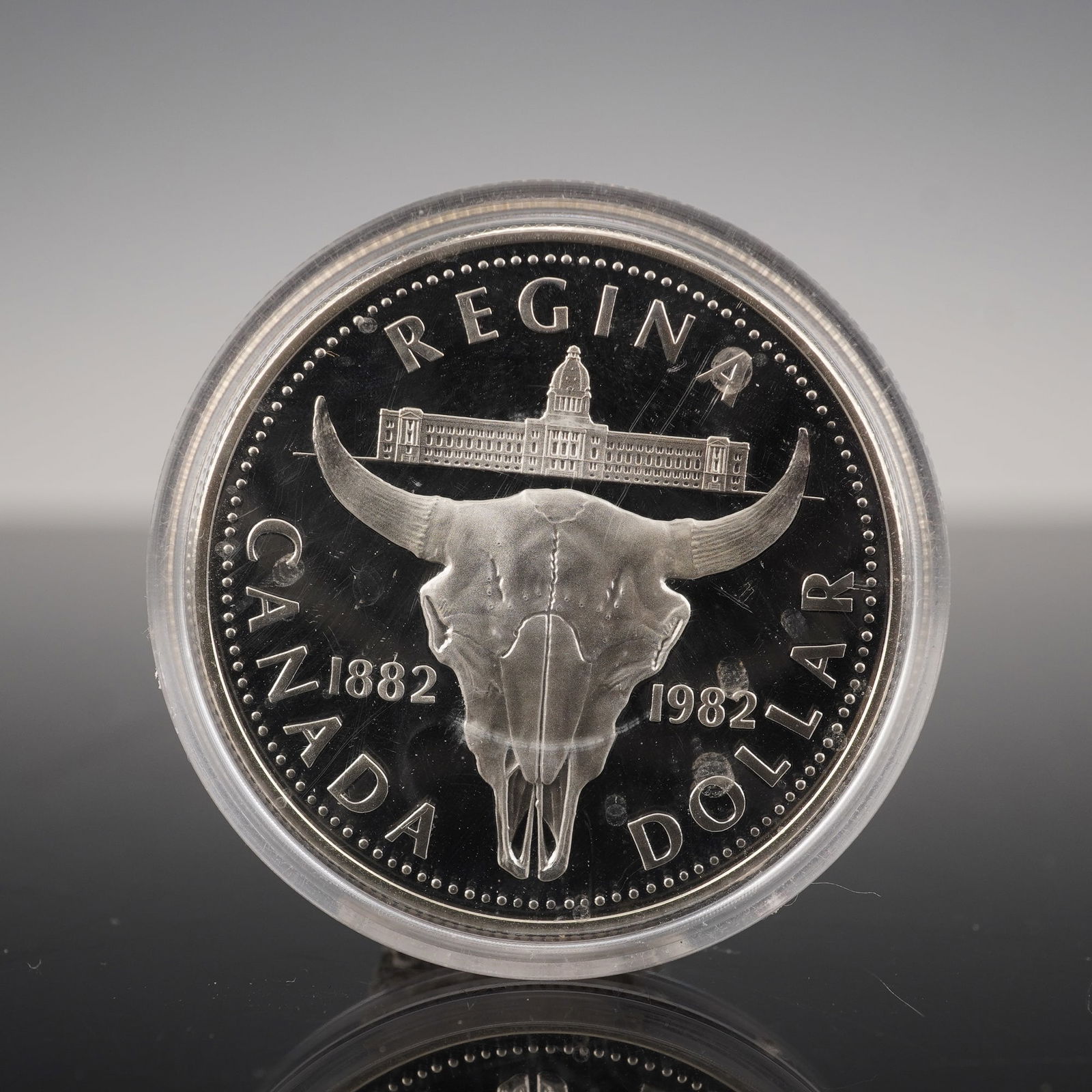 1982 Regina 100th Anniversary Commemorative Canada Dollar (1 of 2)