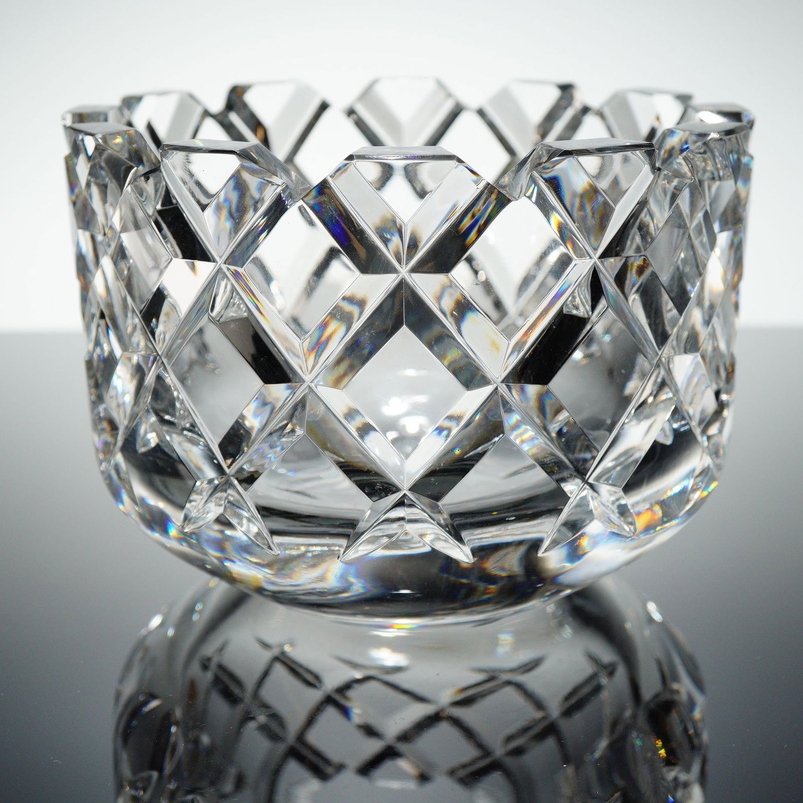Orrefors Sofiero Cut Crystal Bowl (1 of 3)