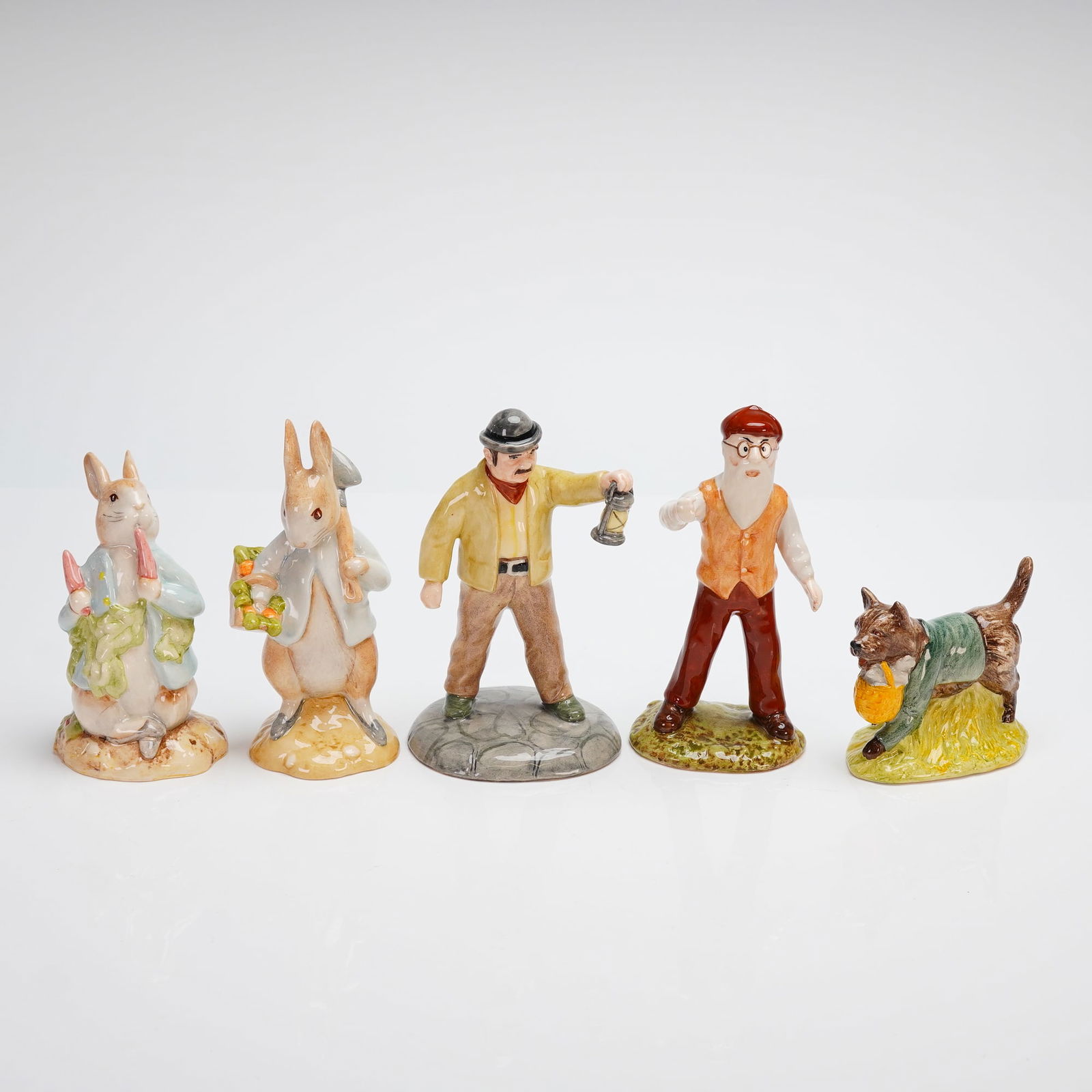 5pc Royal Albert and Beswick Beatrix Potter Figurines (1 of 3)