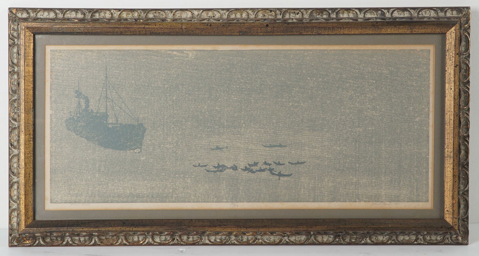 Paul Staub, Limited Edition Woodblock Print, Grand Banks - Signed (1 of 7)