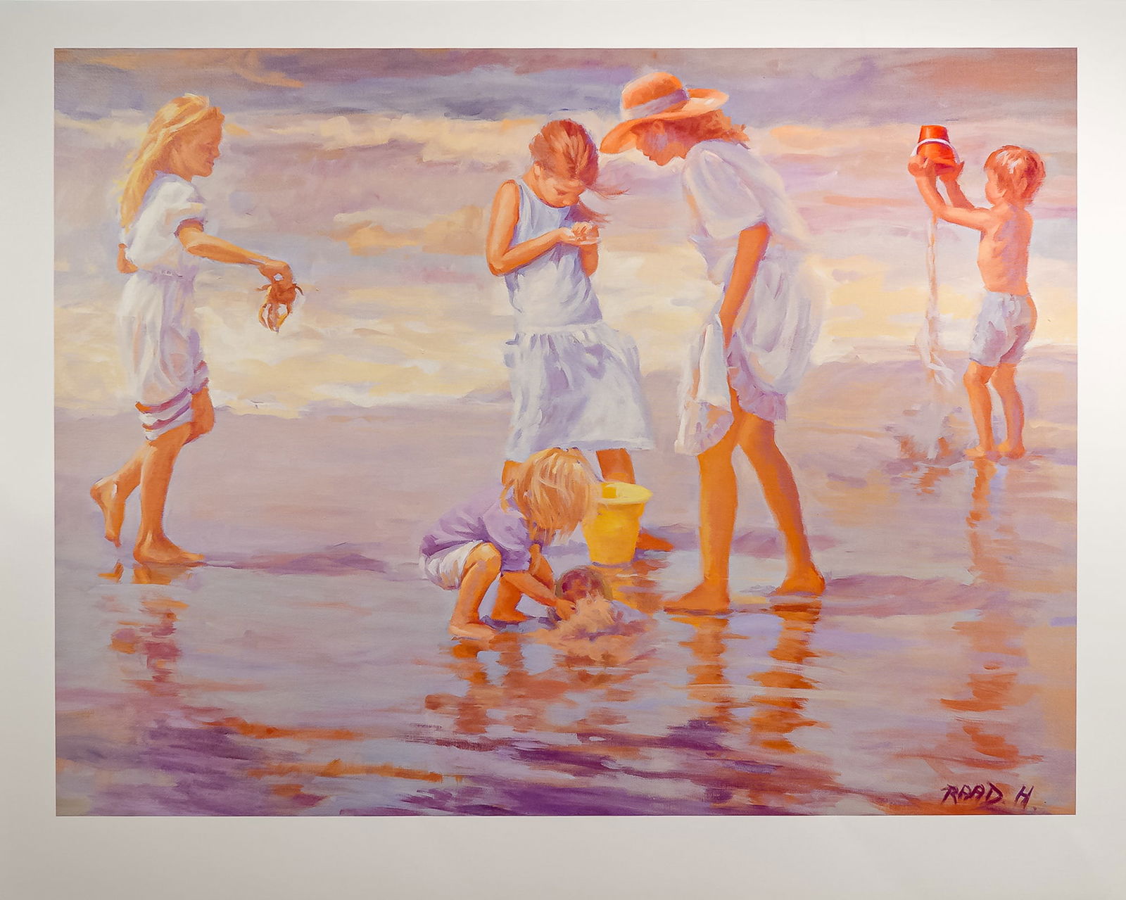 Lucelle Raad, Poster Print on Paper, Beach Children Scene (1 of 4)