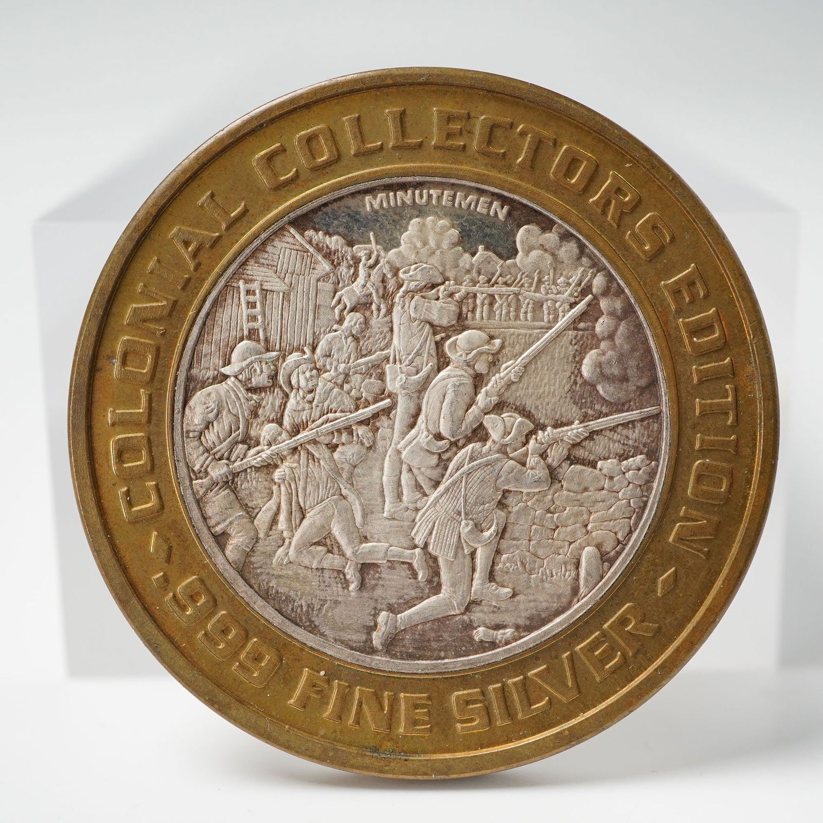 1995 Foxwoods Resort Stirling 1oz Casino Gaming Token (1 of 2)