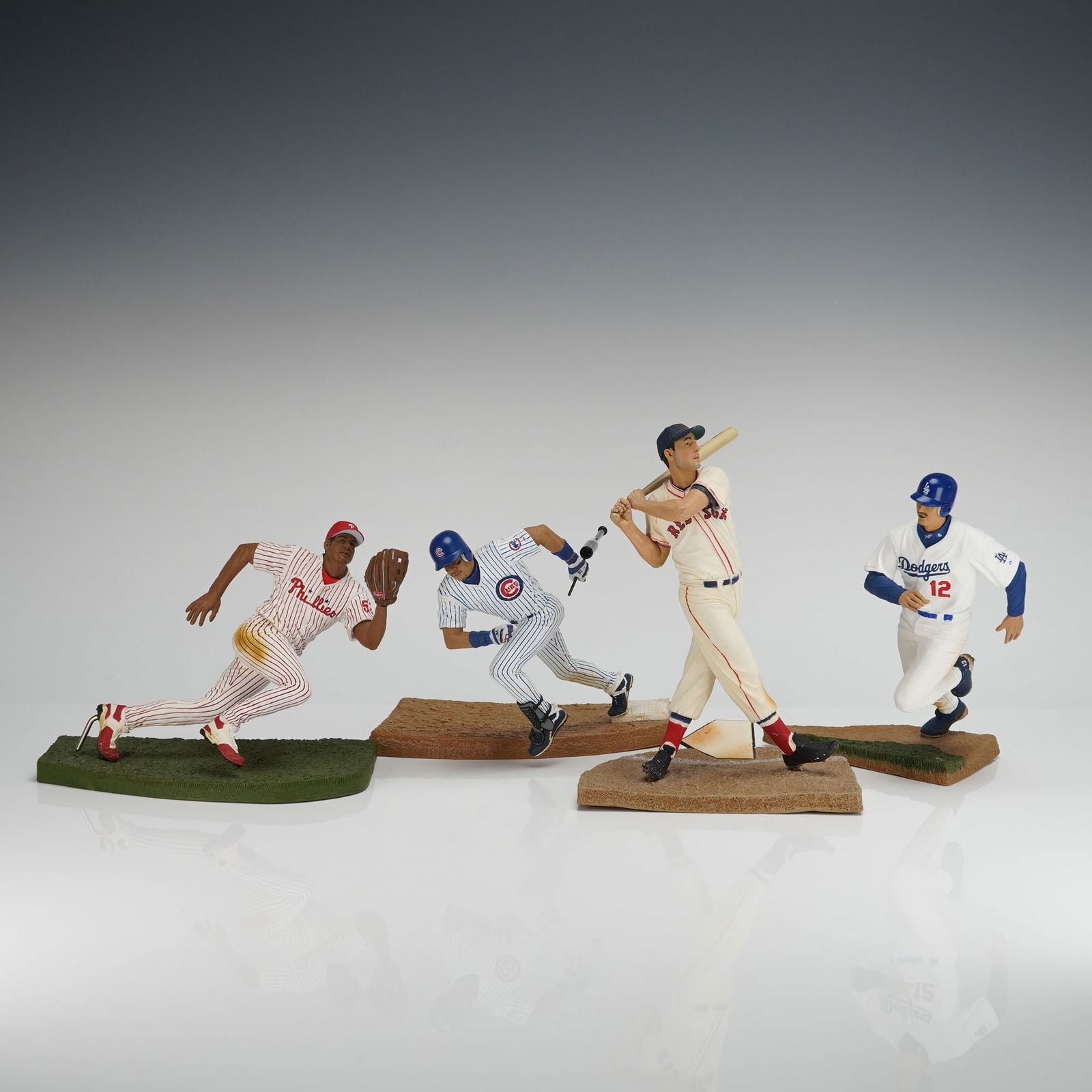 4pc TMP International Baseball Player Figurines (1 of 4)