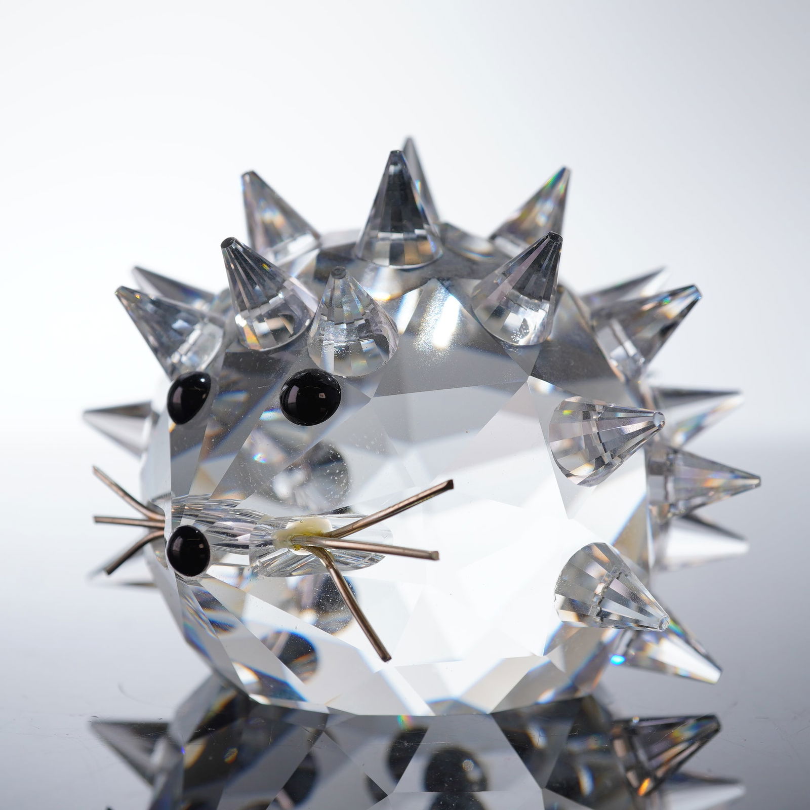 Swarovski Silver Crystal Hedgehog Figurine (1 of 5)