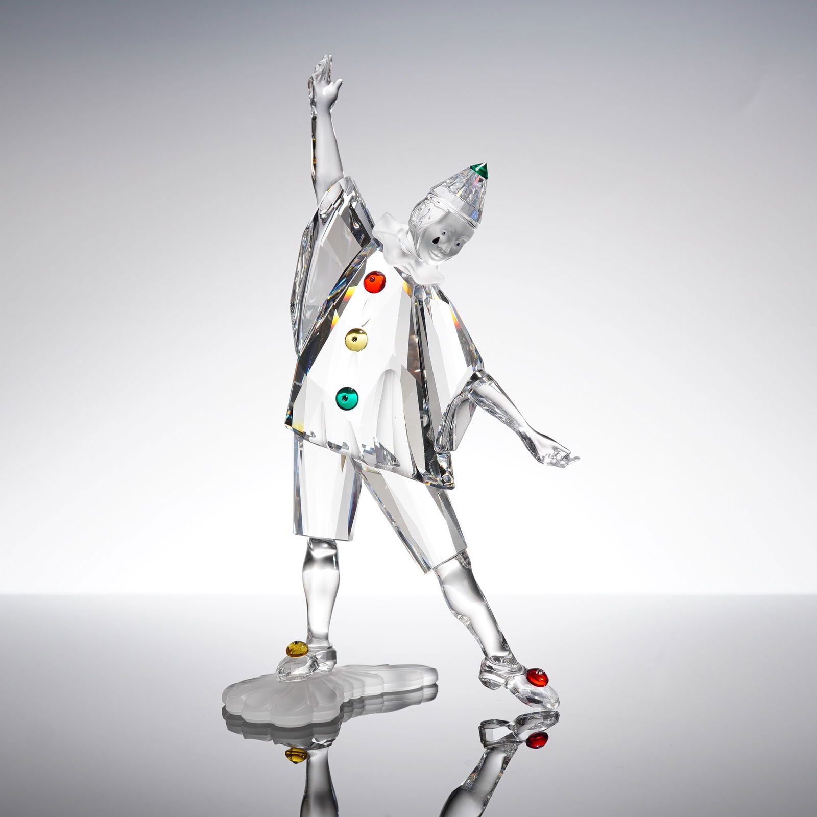 Swarovski SCS 1999 Annual Edition Pierrot Crystal Figurine and Box (1 of 5)