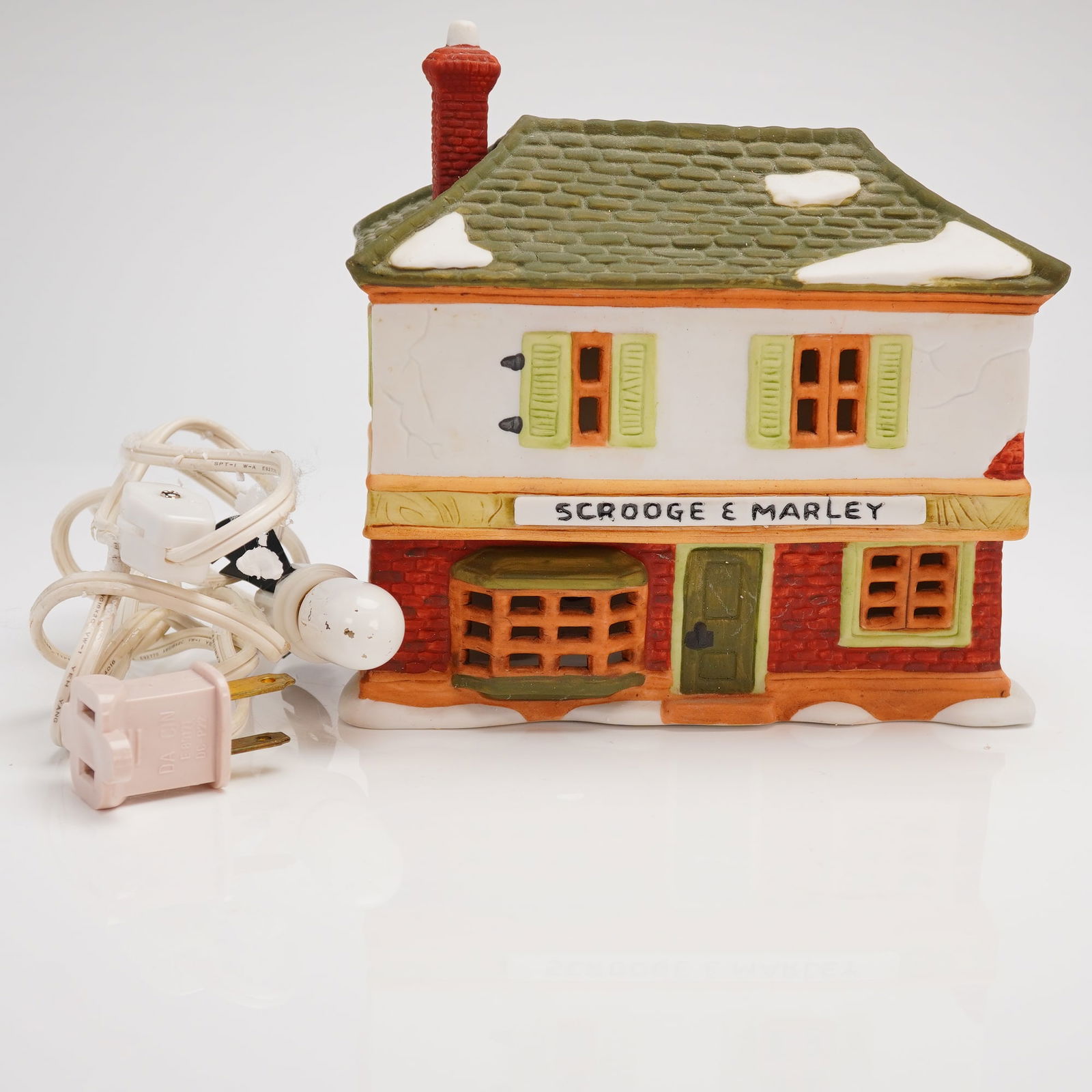 Department 56 Dickens Village Scrooge & Marley Counting House 1985 (1 of 5)