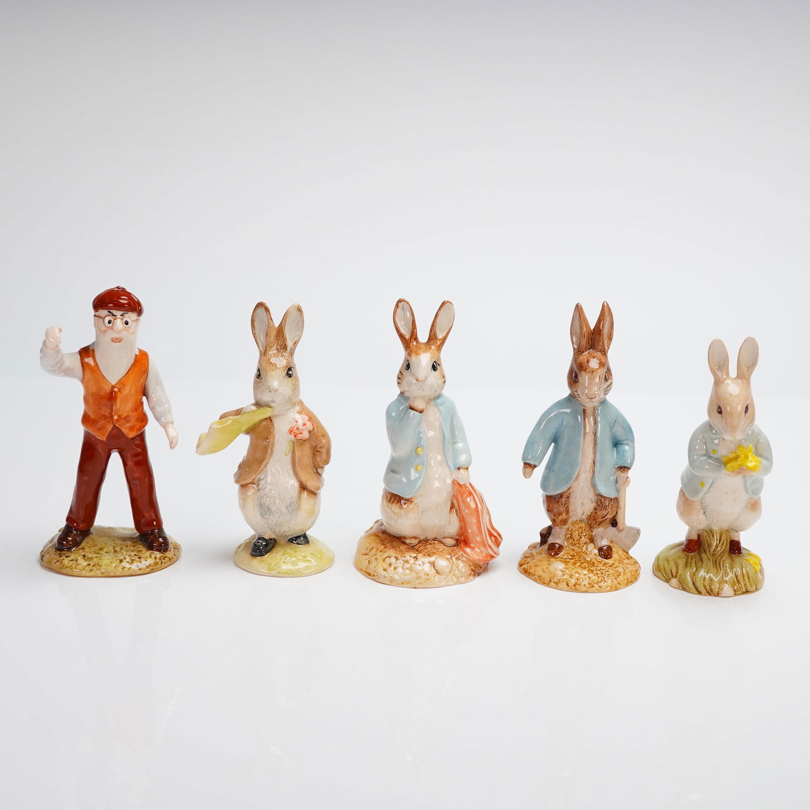 5pc Royal Albert and Beswick Beatrix Potter Figurines (1 of 3)