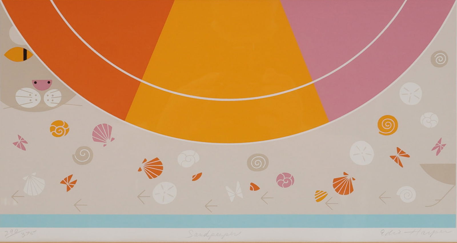 Edie Harper (1922-2010) Serigraph on Paper, Sandpeeper, Signed & Numbered (1 of 10)