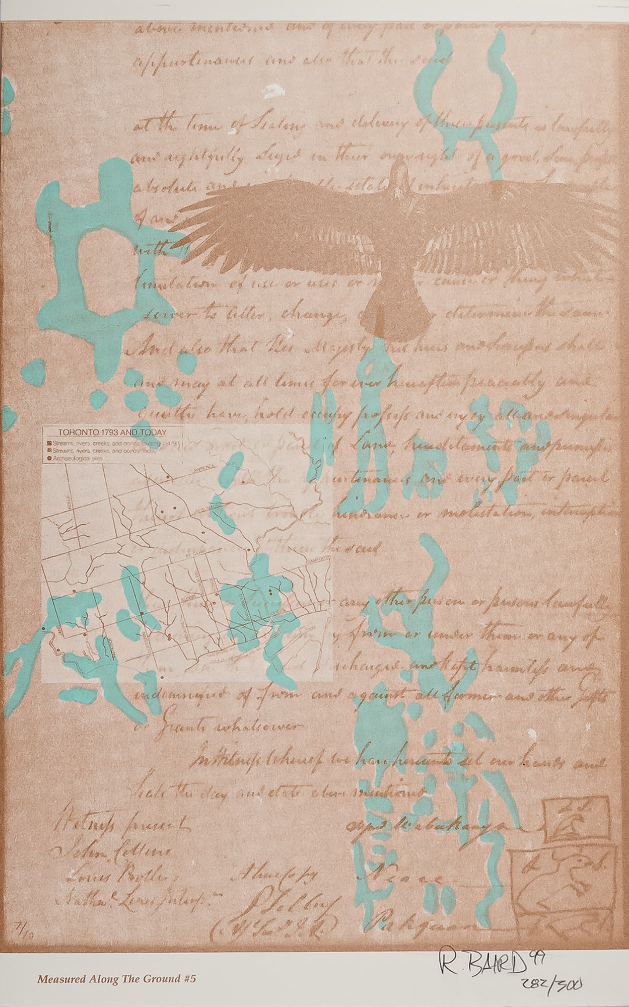 Rebecca Baird, Lithograph on Paper, Measuring #5, Signed & Numbered (1 of 4)