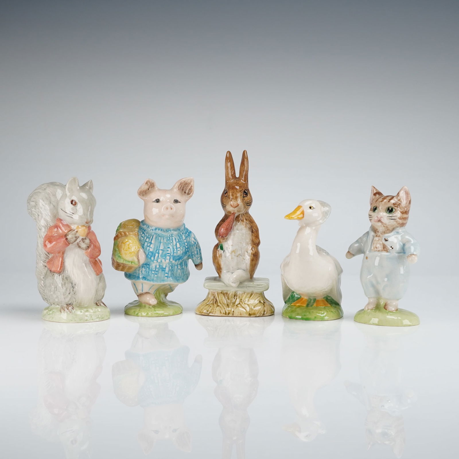 5pc Royal Albert and Beswick Beatrix Potter's Figurines (1 of 3)