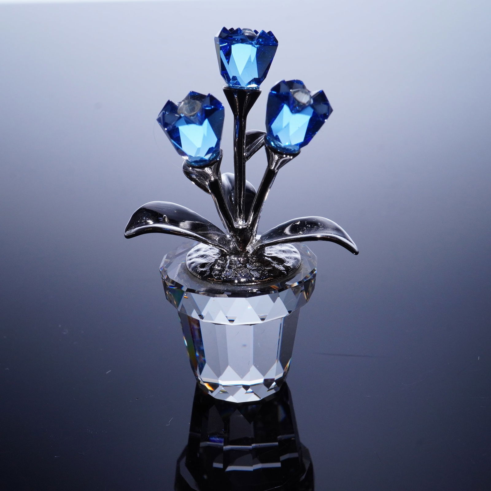 Swarovski Crystal Figurine, Forget-Me-Nots (1 of 5)