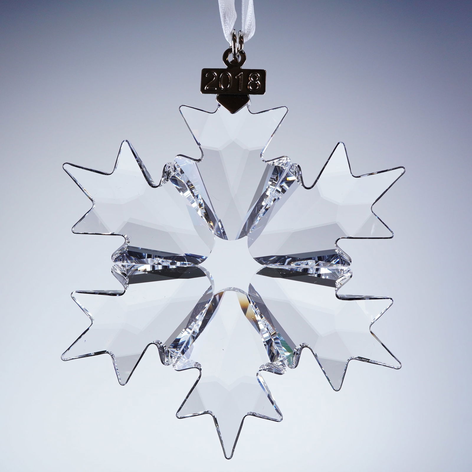 Swarovski Crystal Ornament, 2018 Annual Edition Christmas Snowflake (1 of 5)