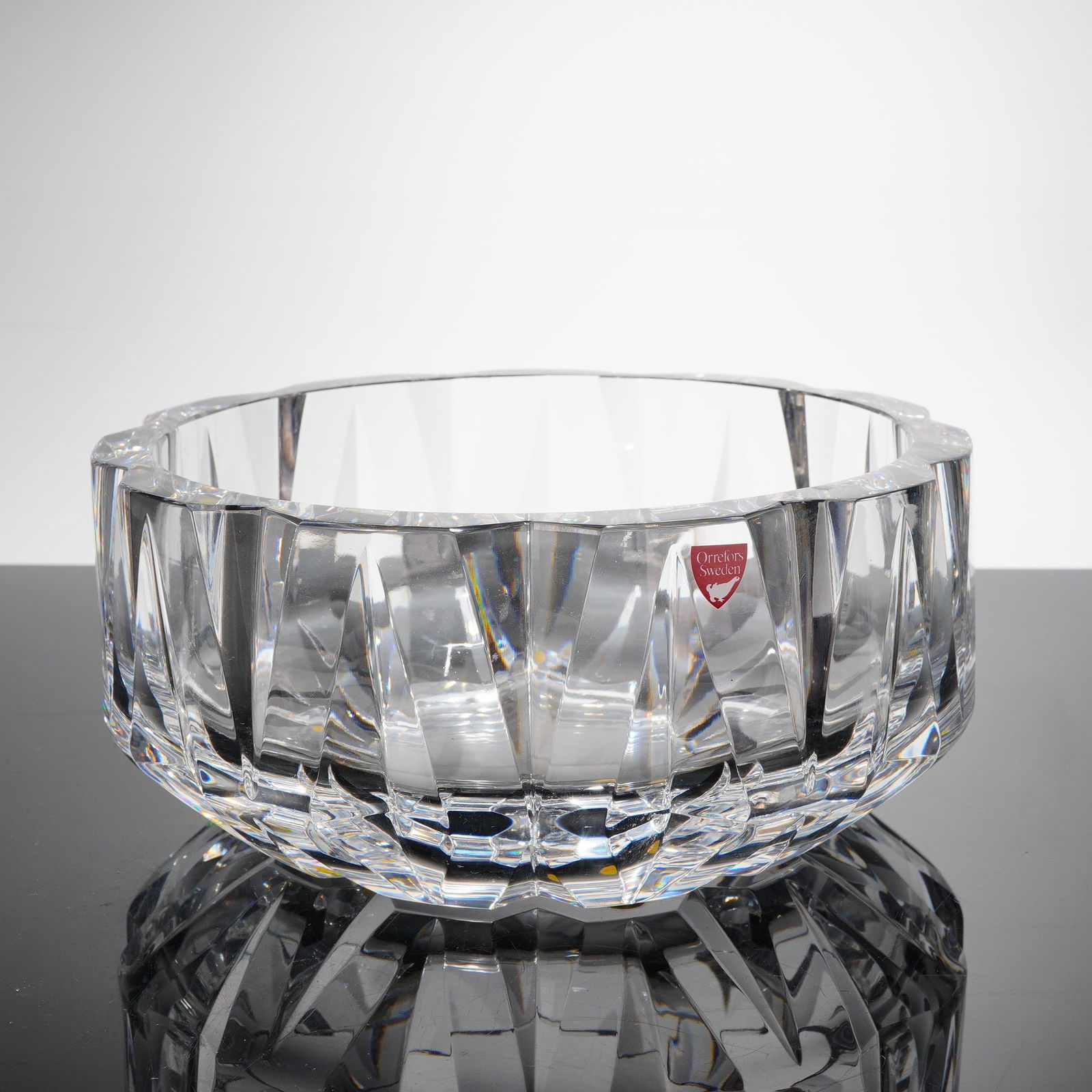 Orrefors Crystal Cereus Bowl Designed by Sven Palmqvist (1 of 5)