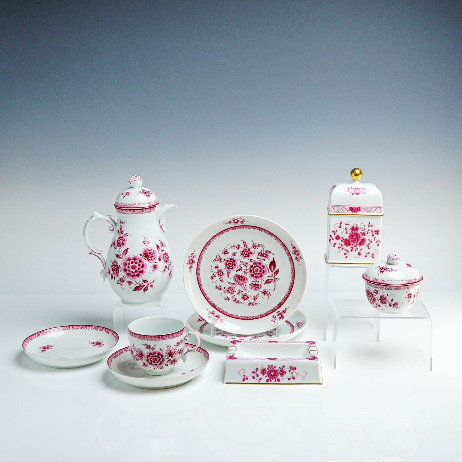 9pc Kaiser & Furstenberg Porcelain Tableware, Indian Pink (1 of 6)