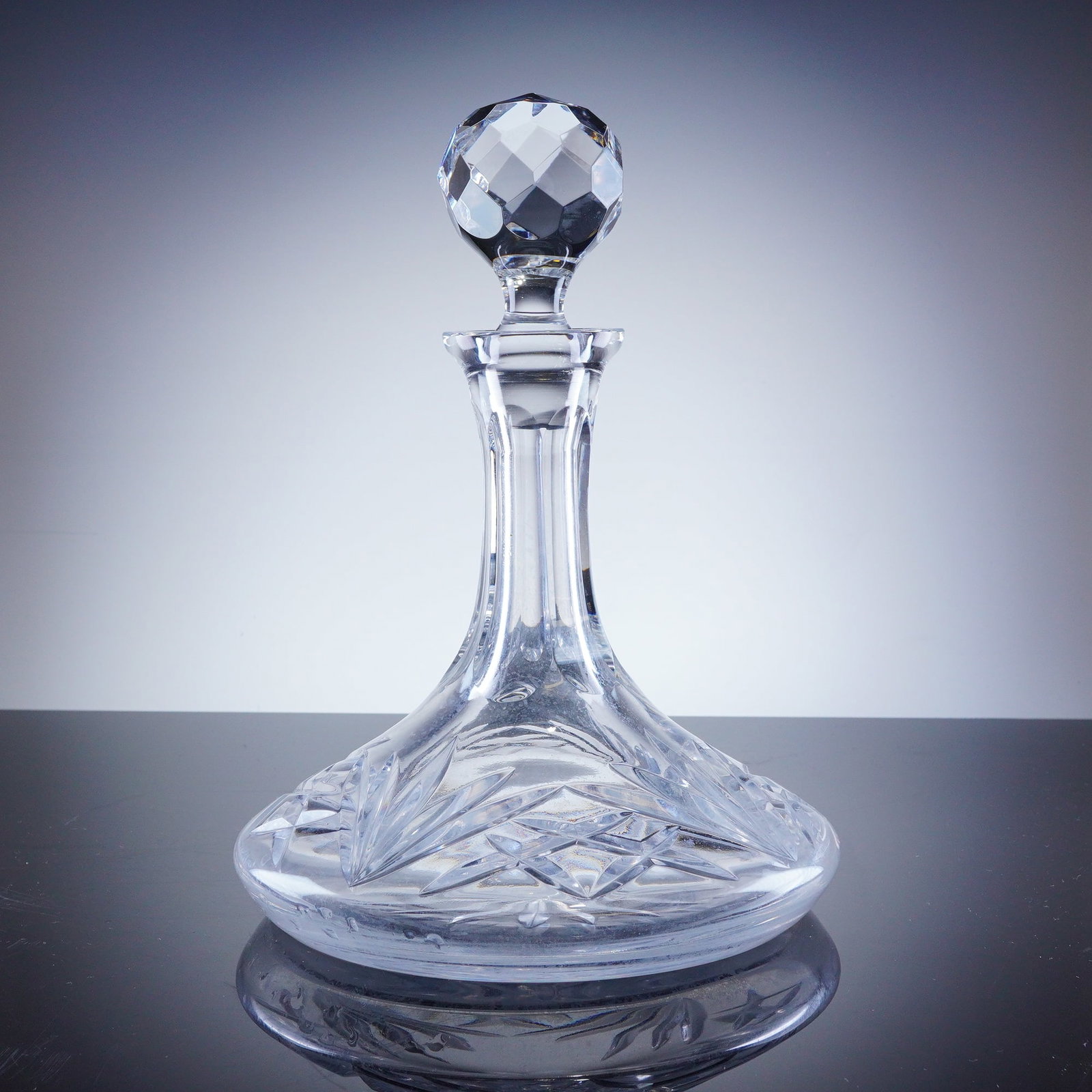 Crystal Ships Decanter with Stopper (1 of 4)