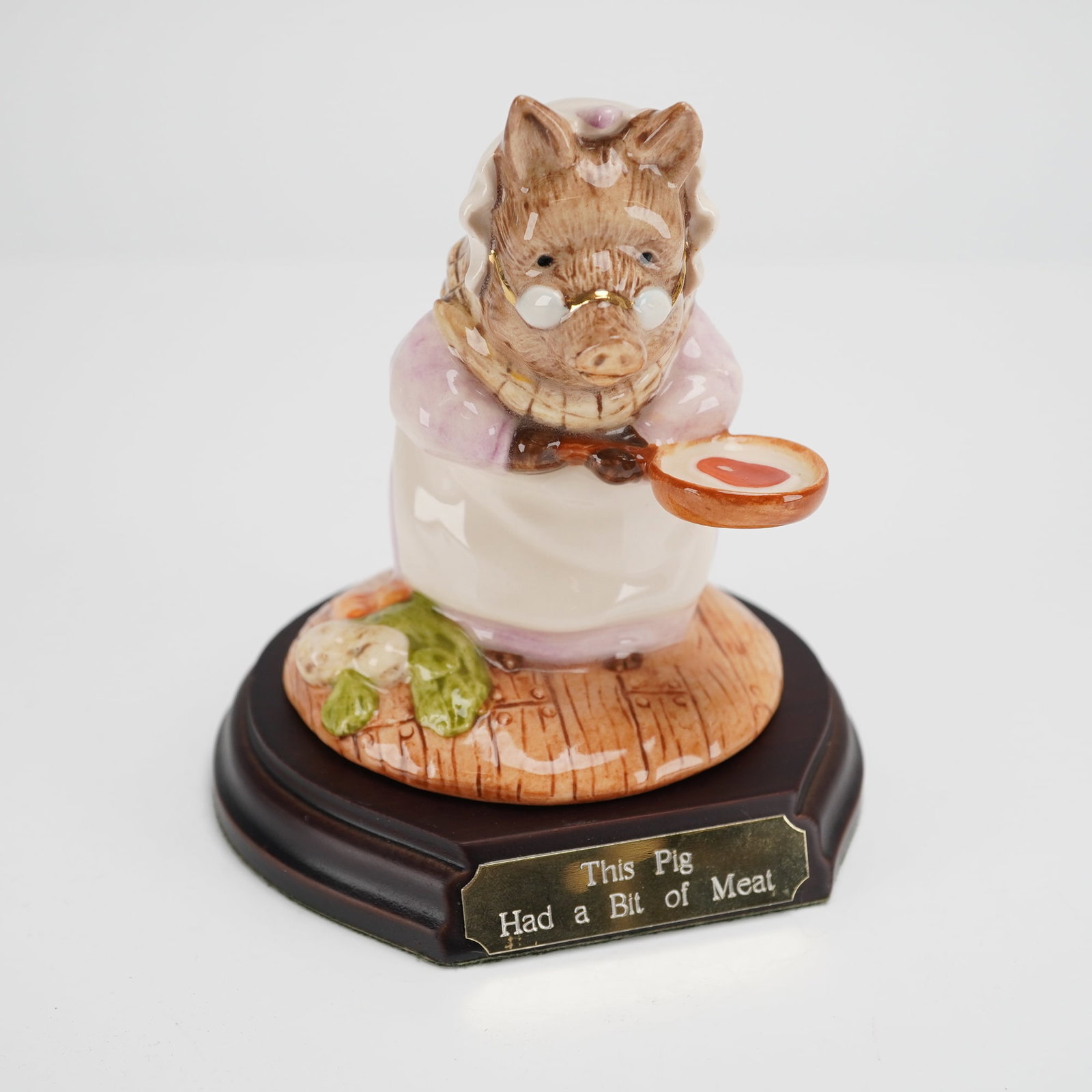 Beswick Beatrix Potter's Figurine, This Pig Had A Bit Of Meat (1 of 4)