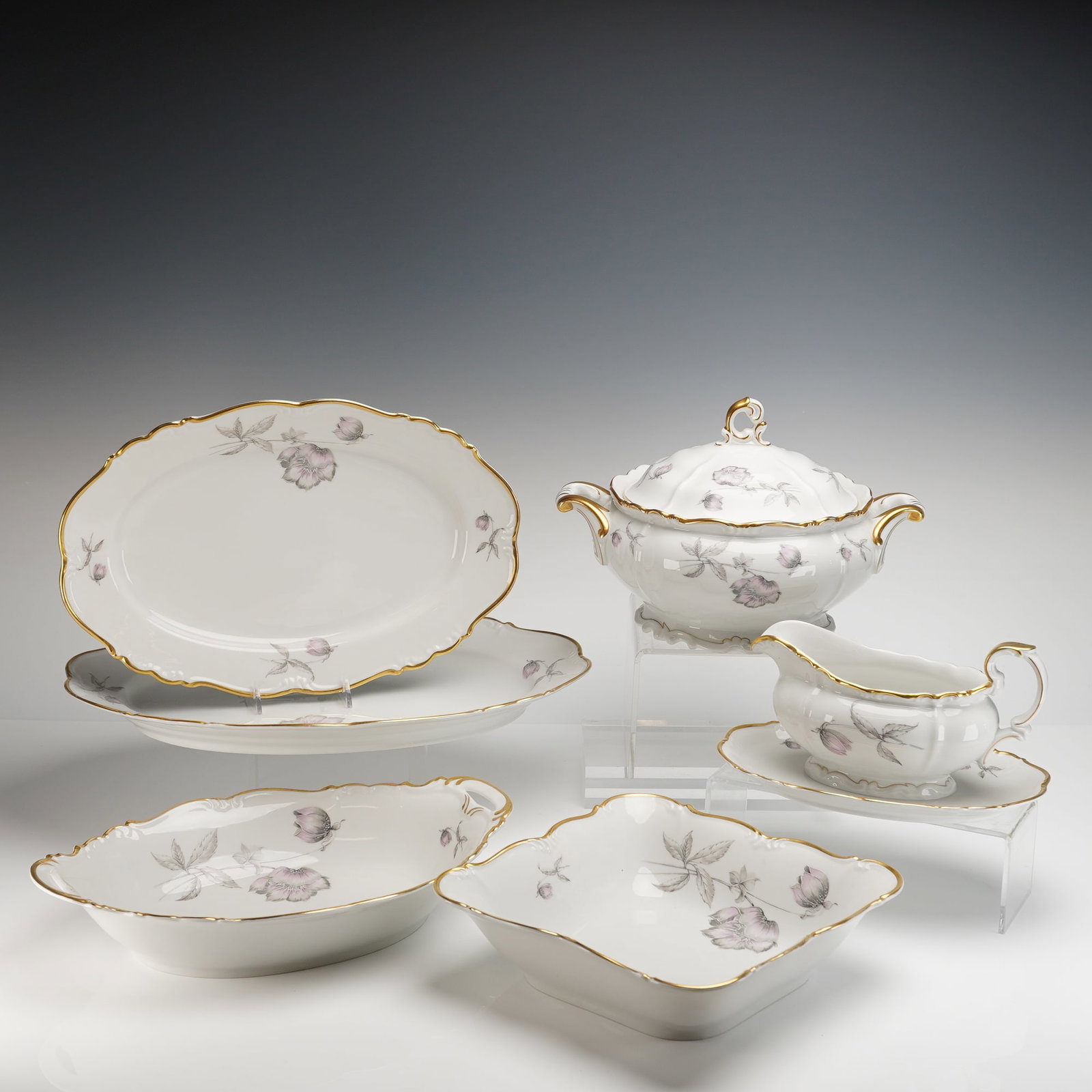 6pc Edelstein Bavaria Maria-Theresia Lydia Porcelain Serving Pieces (1 of 4)