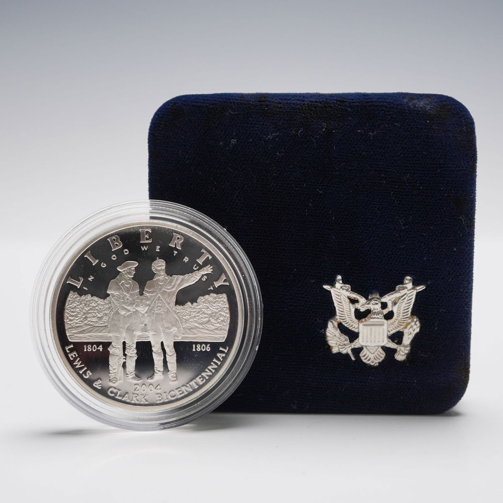 2004-P United States Mint Lewis & Clark Bicentennial Proof Silver Dollar (1 of 3)