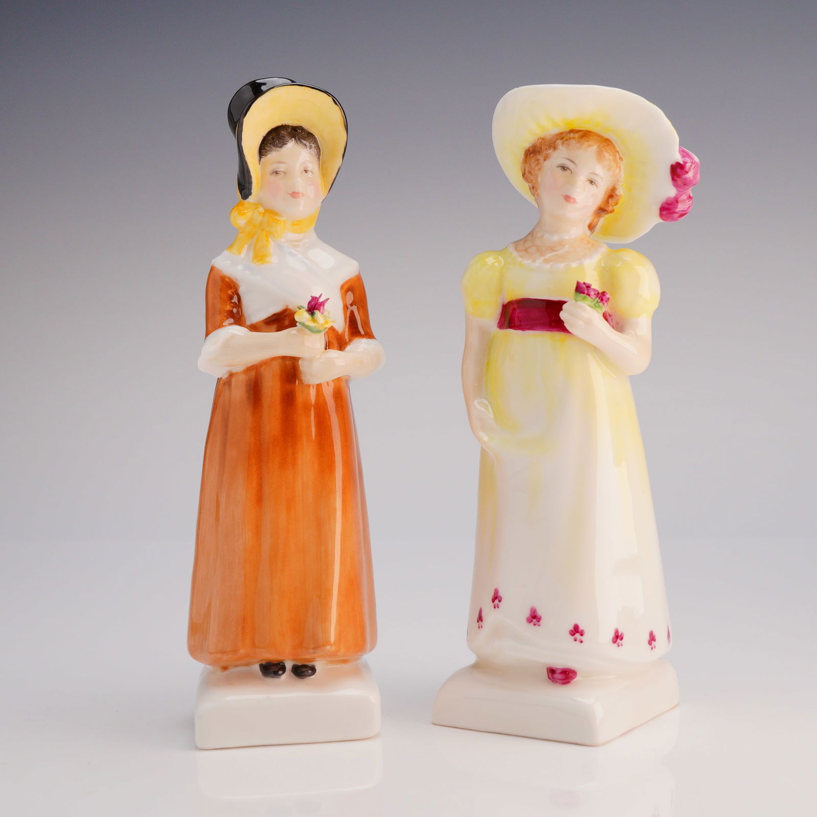 2pc Royal Doulton Figurines Louise HN 2869 and Lori HN 2801 (1 of 4)