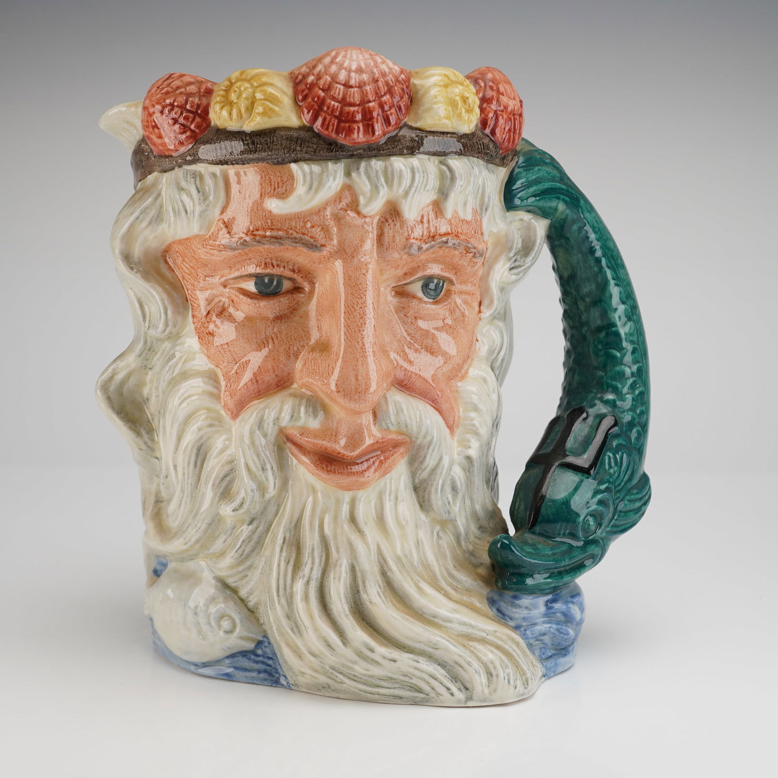 Royal Doulton Neptune Large Character Jug D6548 COPR 1960 (1 of 3)