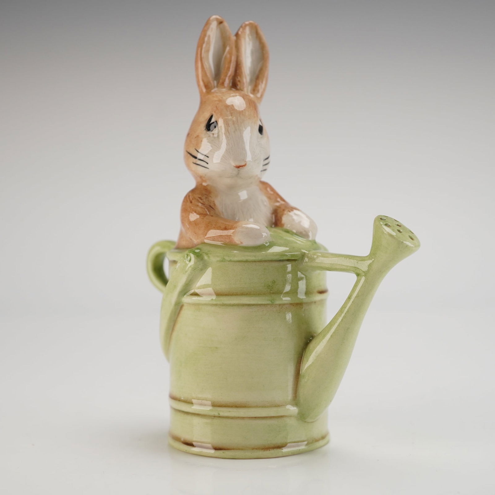 Royal Doulton Beswick Beatrix Potter's Figurine, Peter in the Watering Can (1 of 3)
