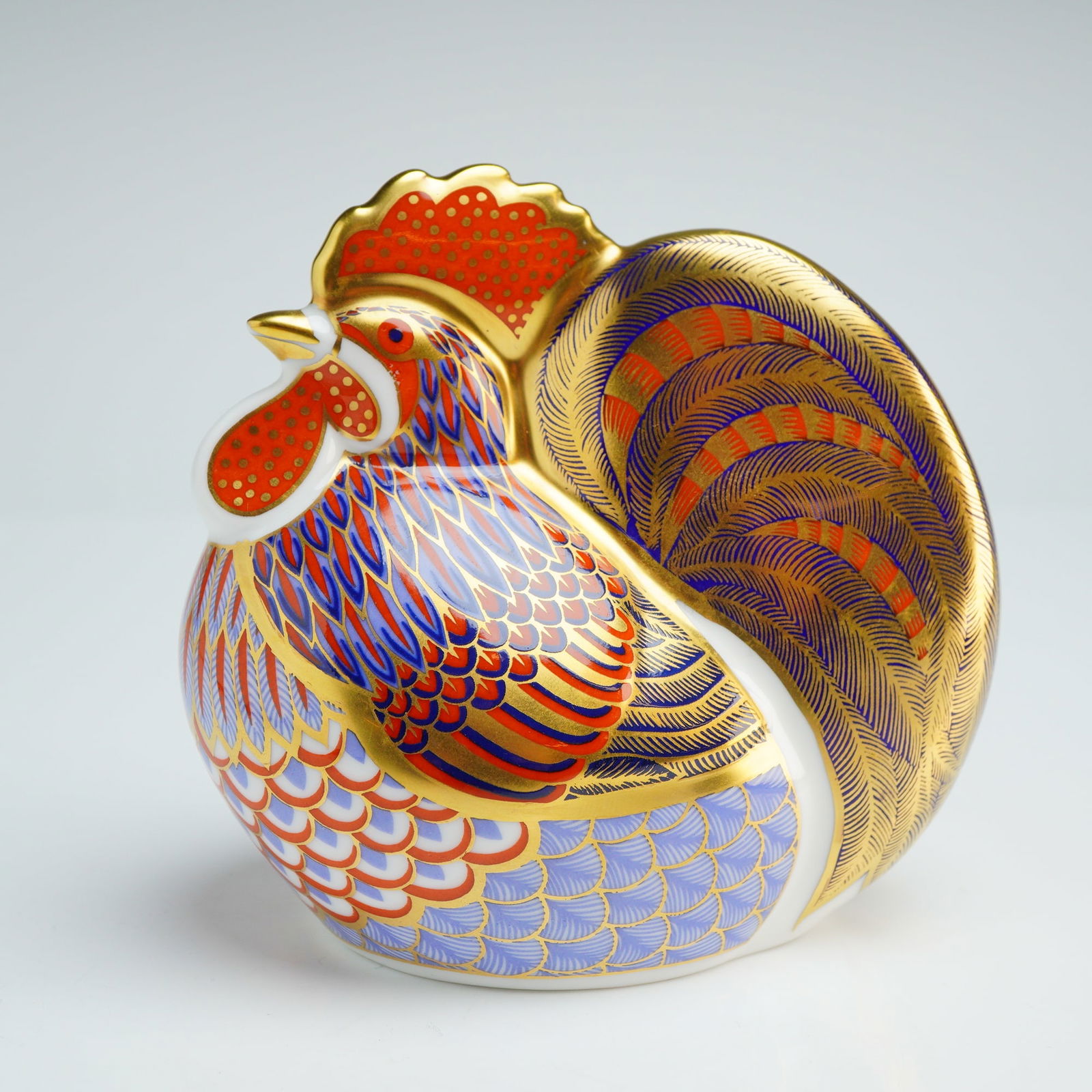 Royal Crown Derby Paperweight, Cockerel (1 of 4)