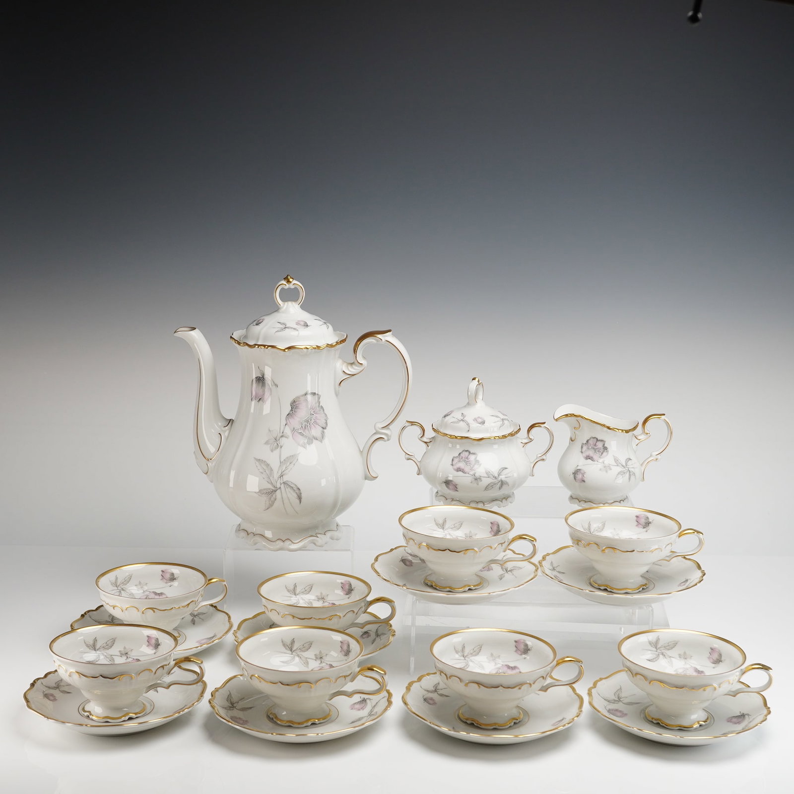 19pc Edelstein Bavaria Maria-Theresia Lydia Porcelain Coffee Service (1 of 5)