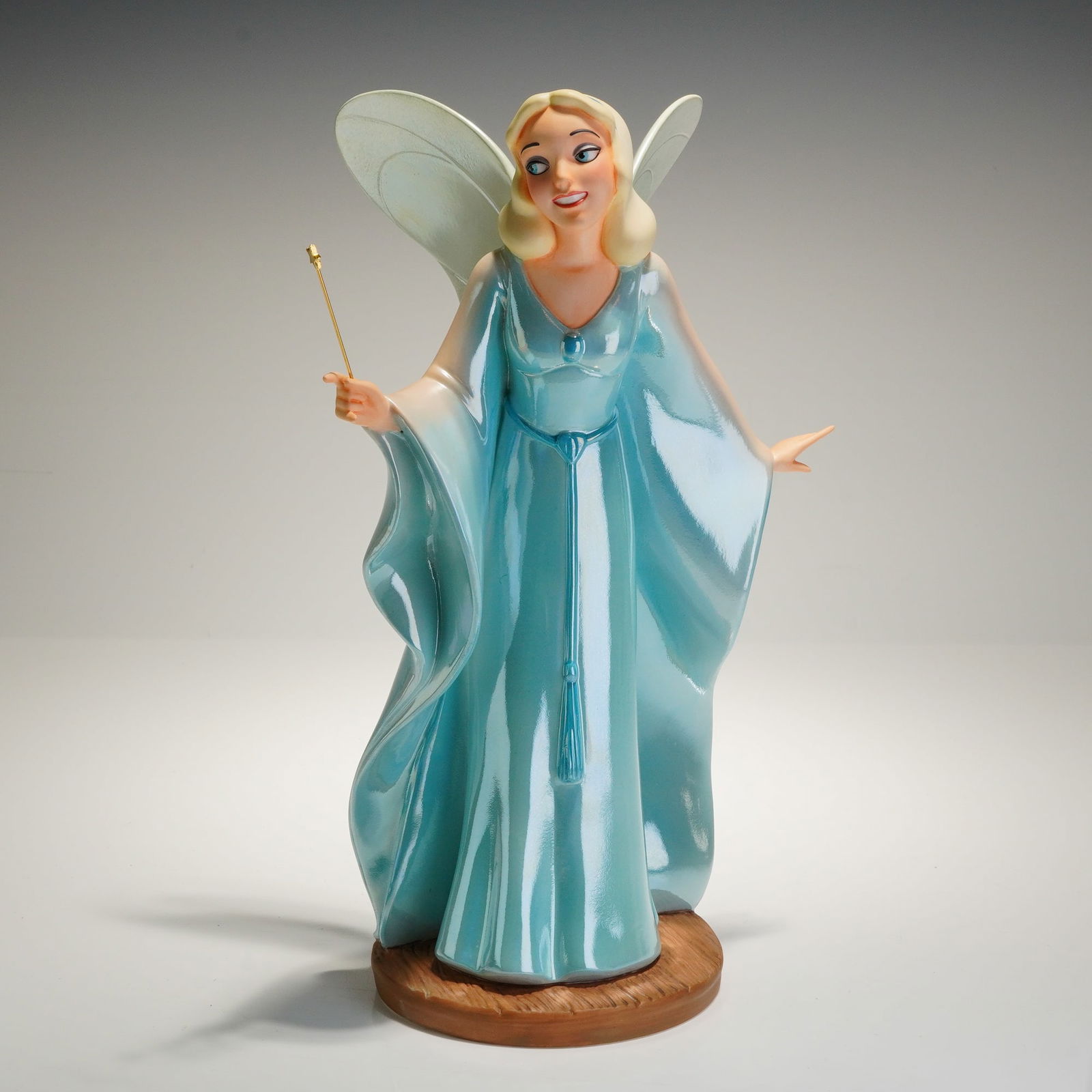 Walt Disney Classics Porcelain Sculpture Blue Fairy Making Dreams Come True (1 of 5)
