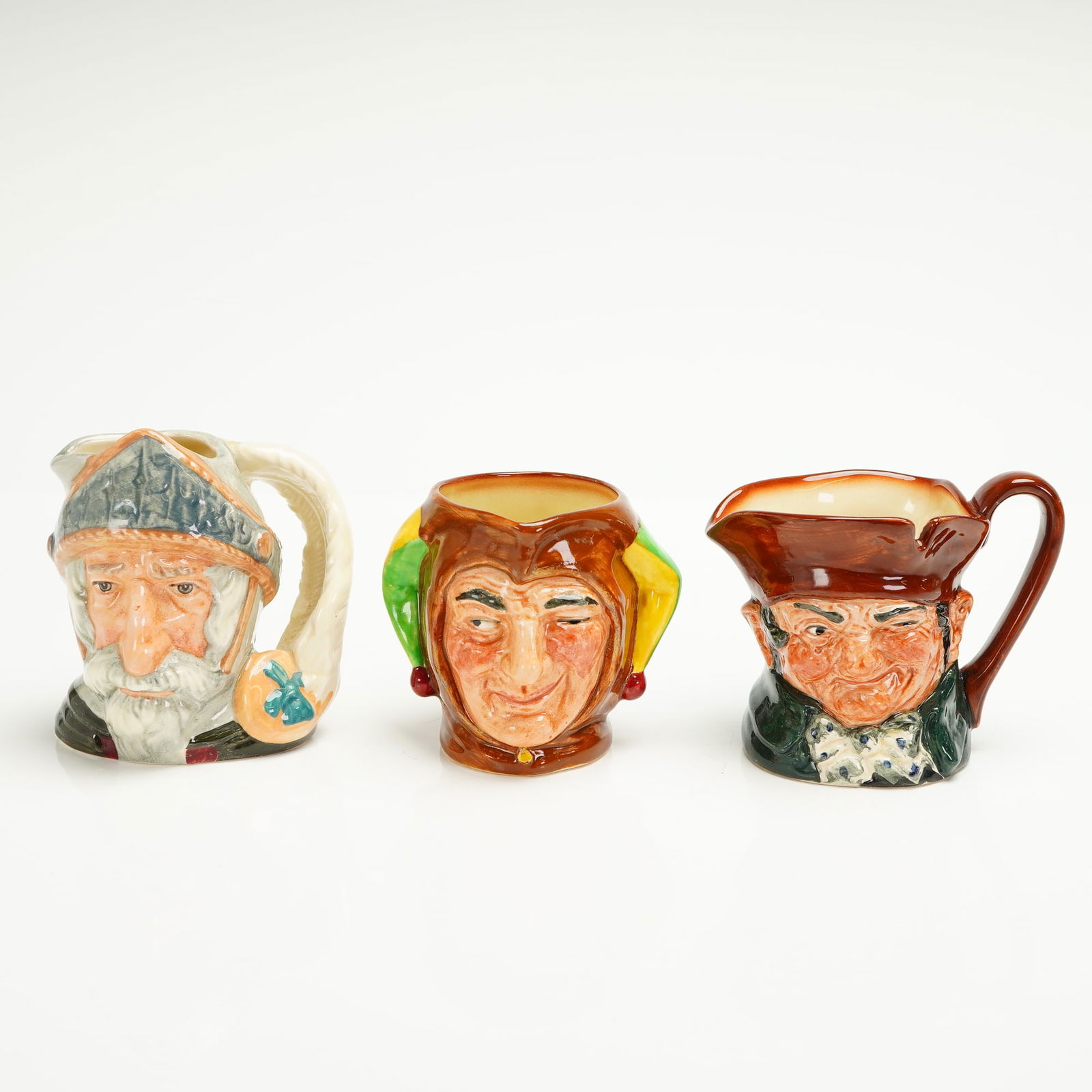 3pc Royal Doulton Small Character Jugs (1 of 3)